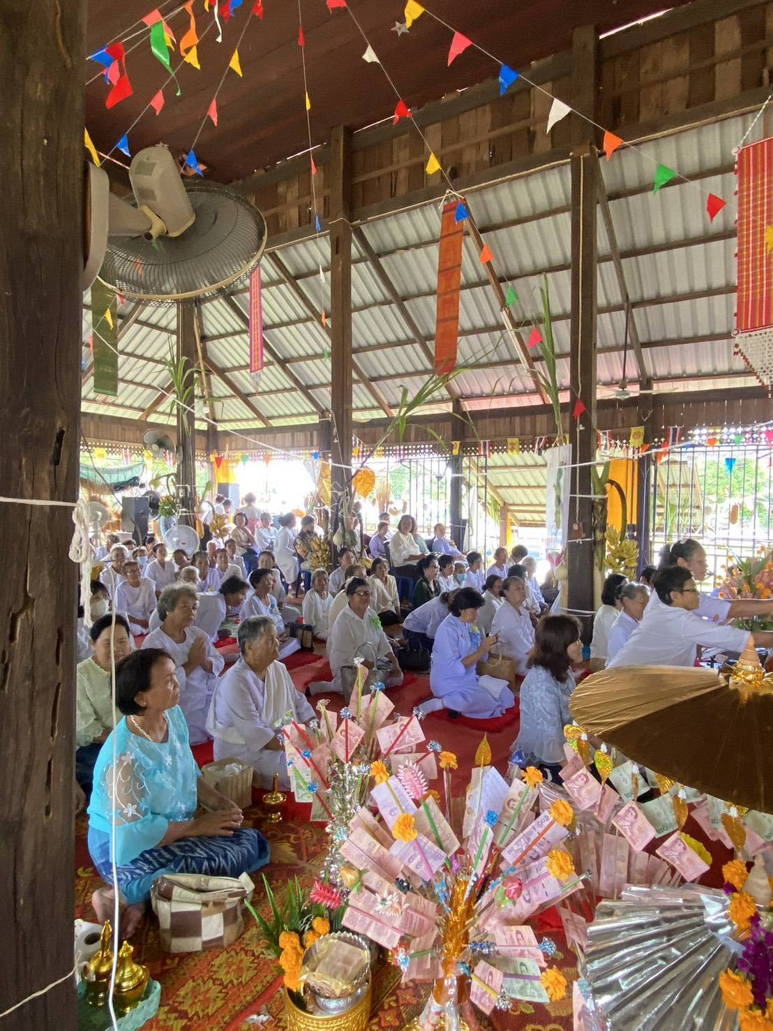 ภาพร่วมพิธีกรรมวัดศรีบุญเรืองใต้
