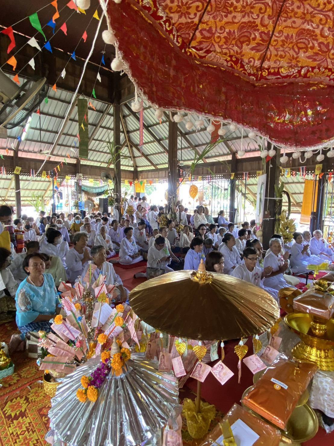 ภาพร่วมพิธีกรรมวัดศรีบุญเรืองใต้