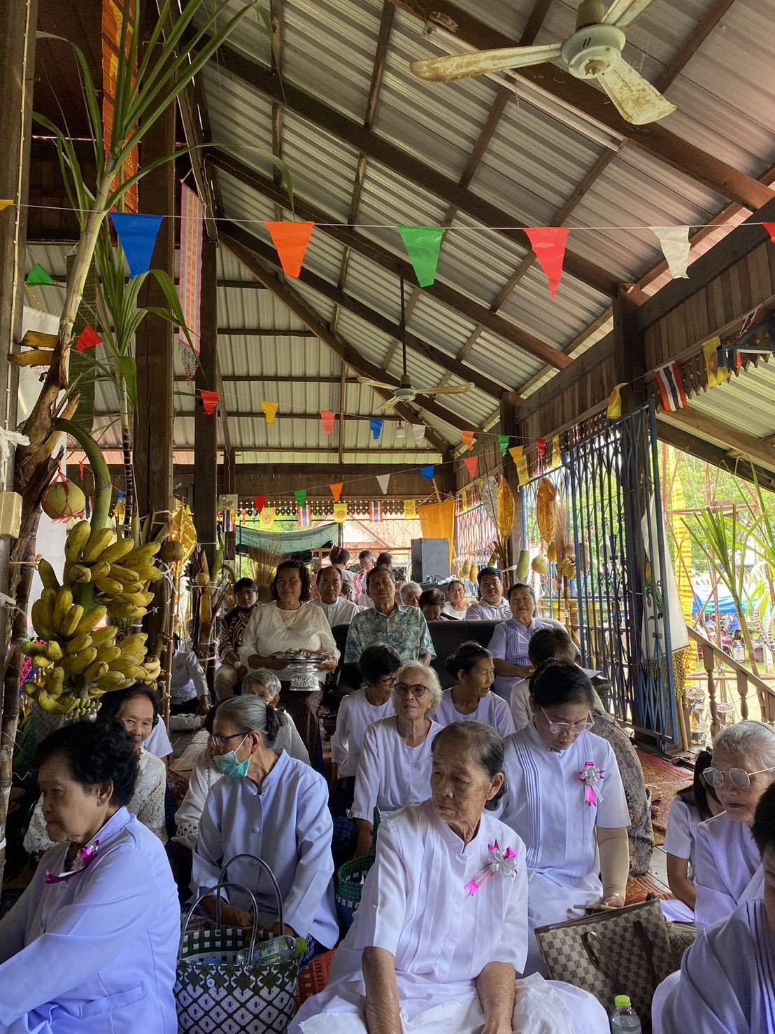 ภาพร่วมพิธีกรรมวัดศรีบุญเรืองใต้