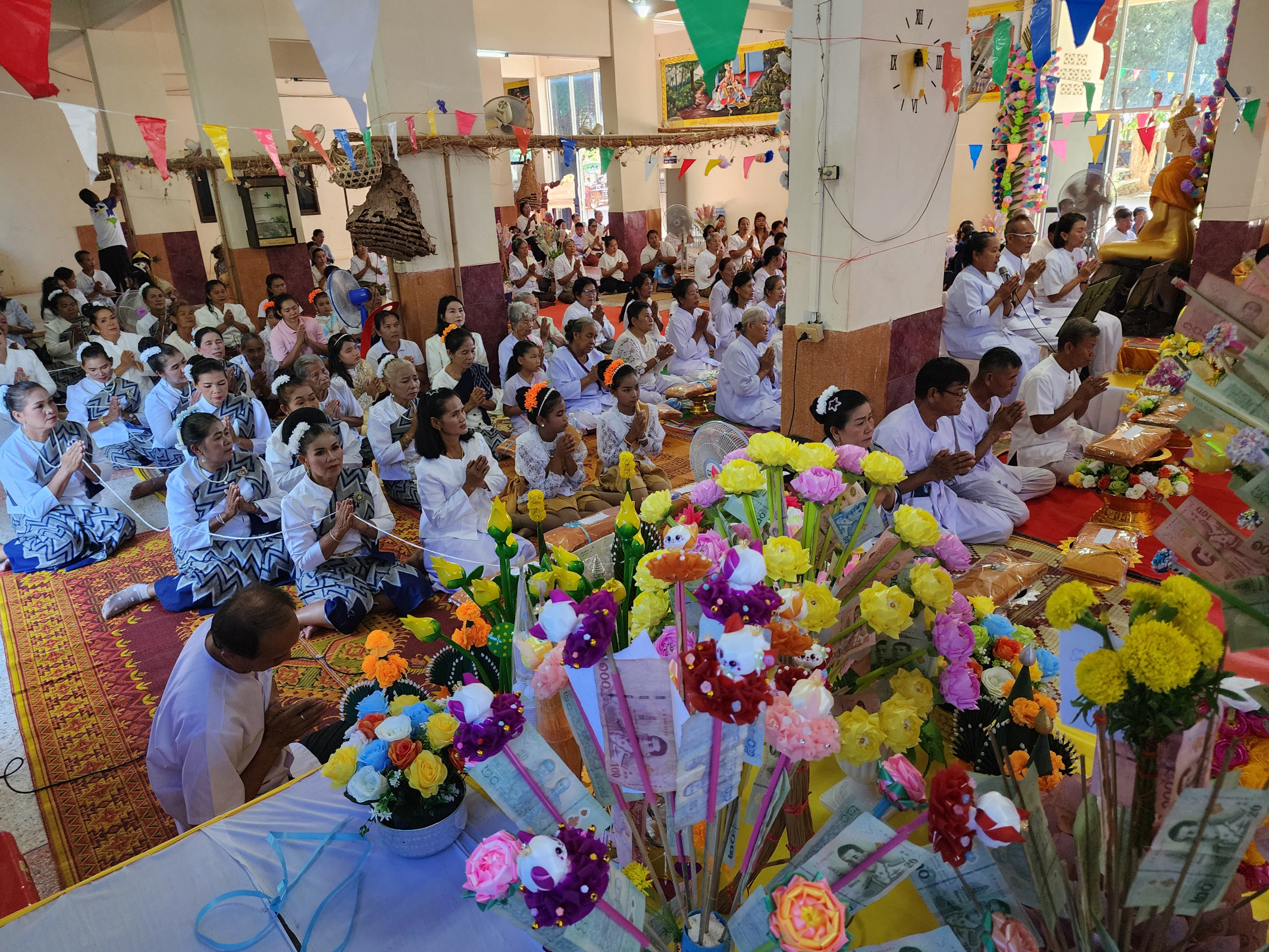 ภาพร่วมพิธีกรรมวัดสามัคคีวราราม