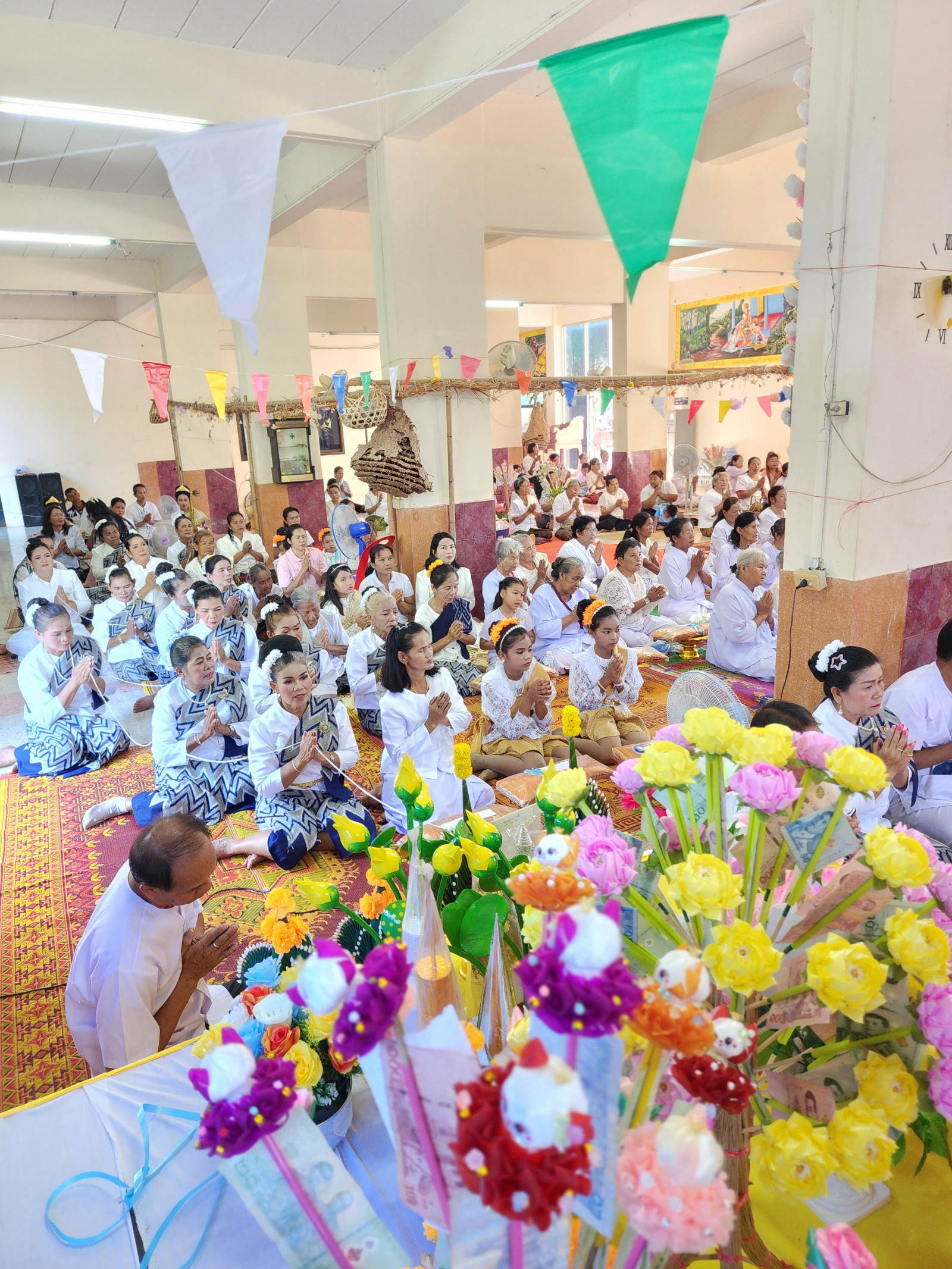 ภาพร่วมพิธีกรรมวัดสามัคคีวราราม