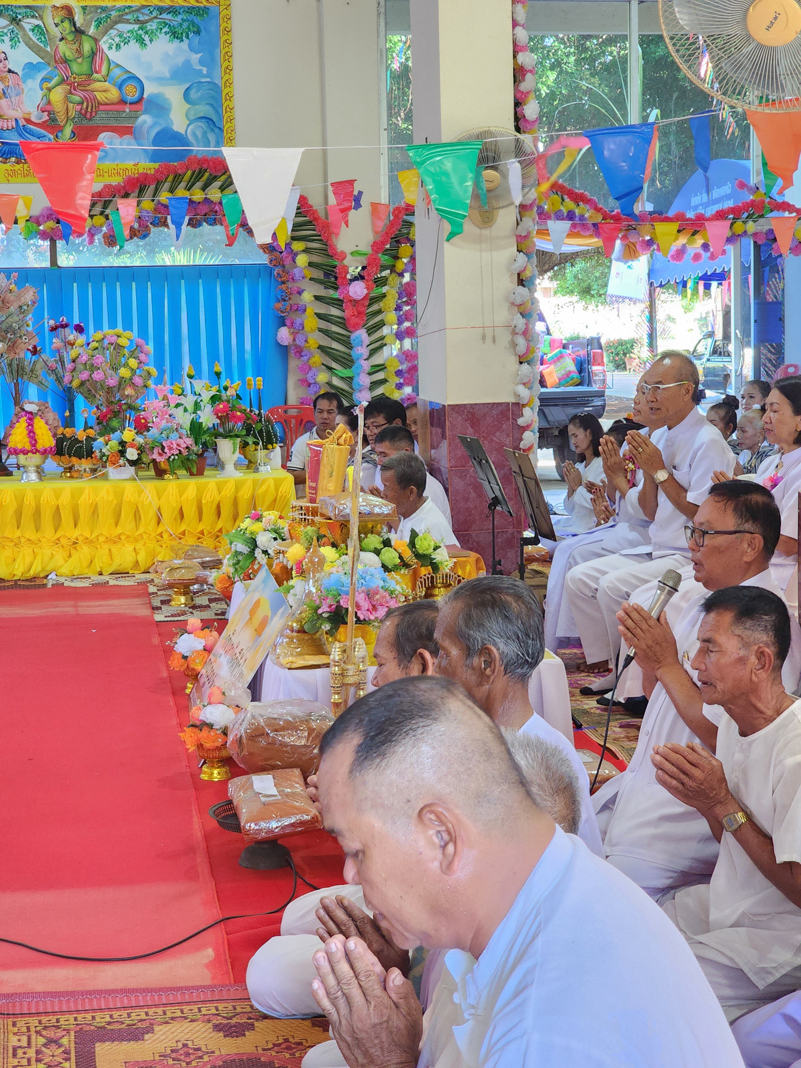 ภาพร่วมพิธีกรรมวัดสามัคคีวราราม