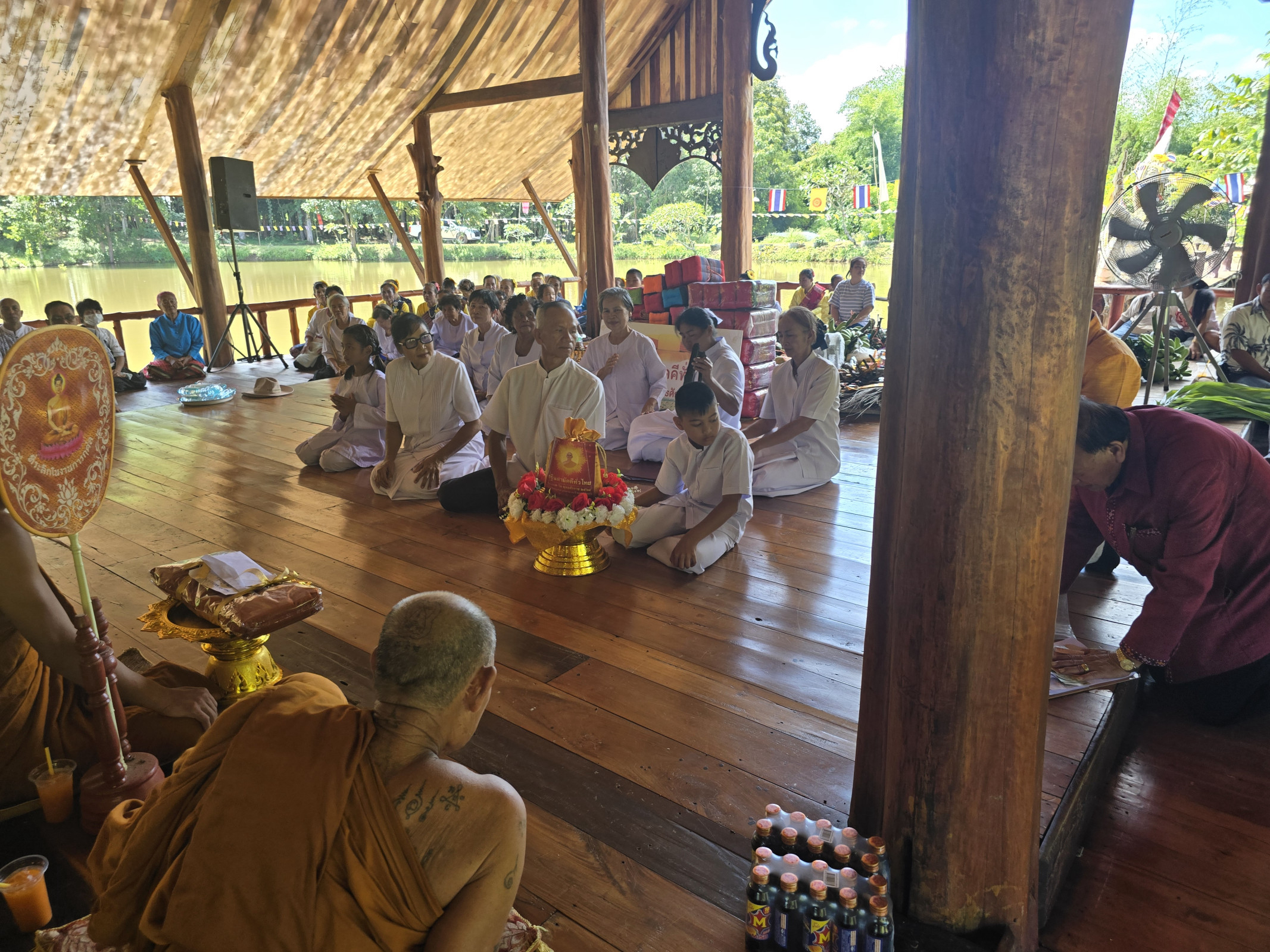 ภาพร่วมพิธีกรรมสำนักสงฆ์เทพนิมิต