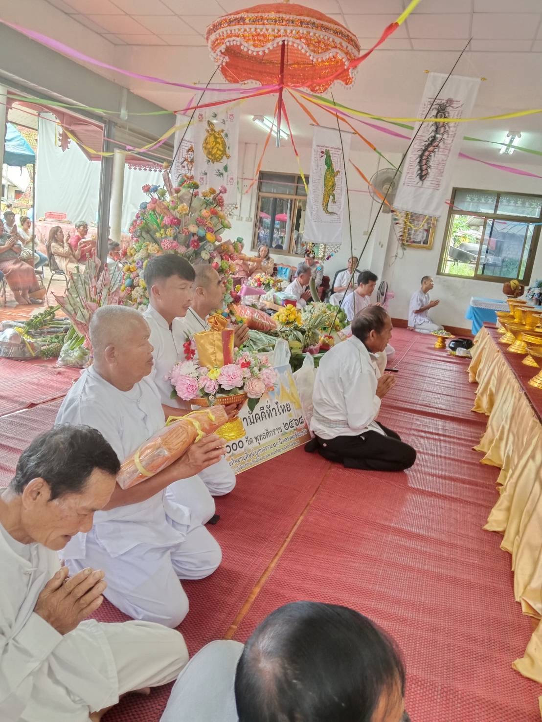 ภาพกล่าวคำถวายกฐินวัดศรีโพธิ์ชัย