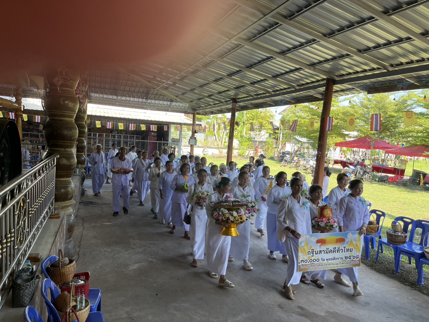 ภาพร่วมขบวนกฐินวัดเกาะแก้ว