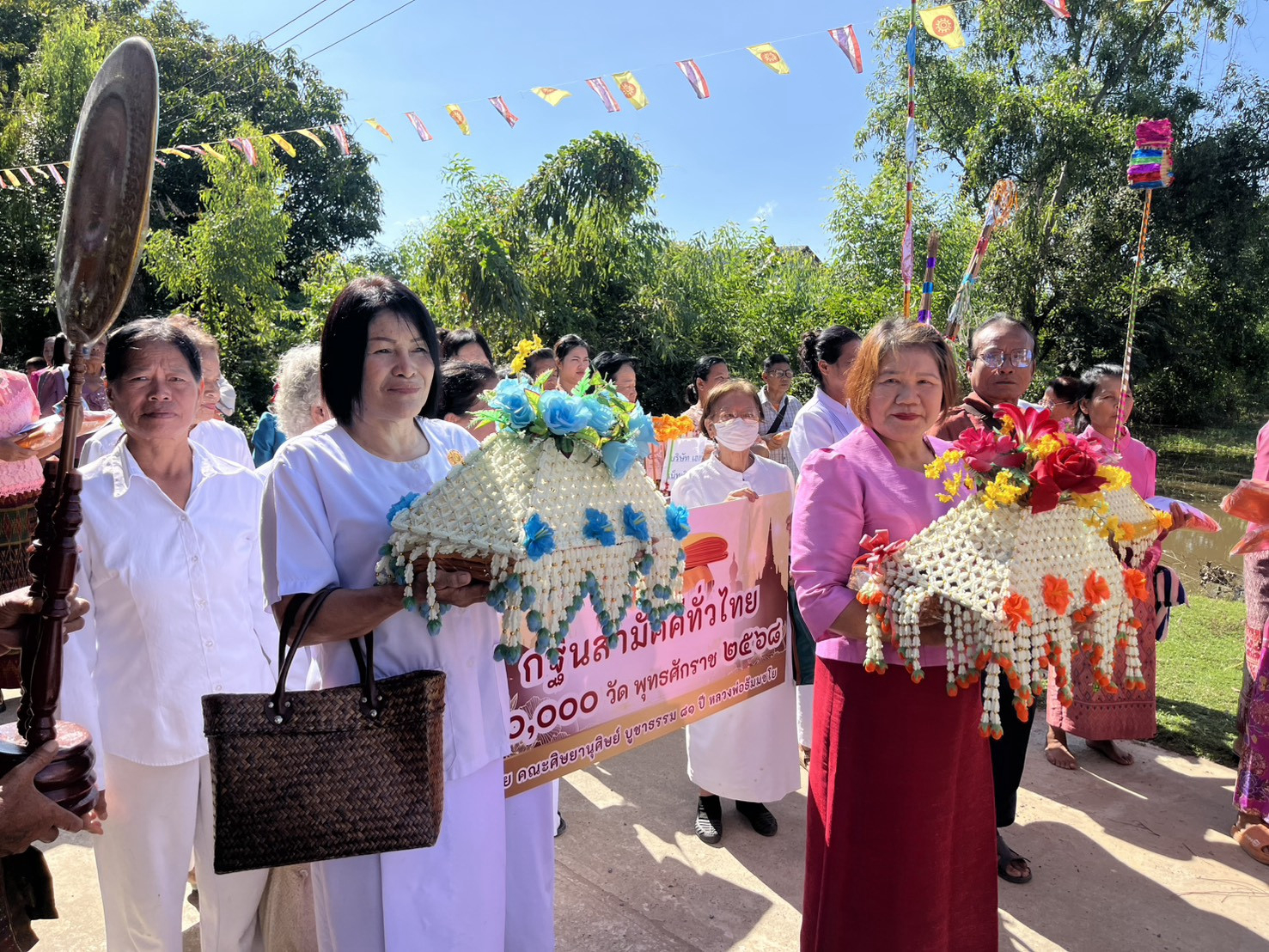 ภาพร่วมพิธีกรรมวัดศรีธรรมวนาราม