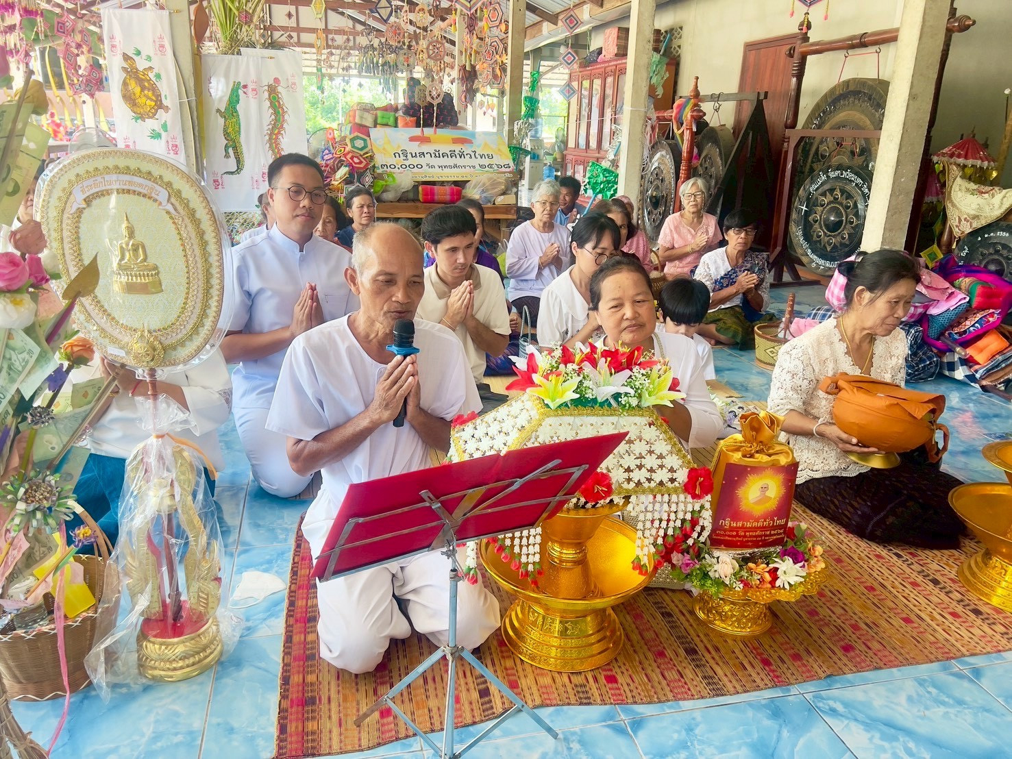 ภาพกล่าวคำถวายกฐินวัดโนนสำราญ