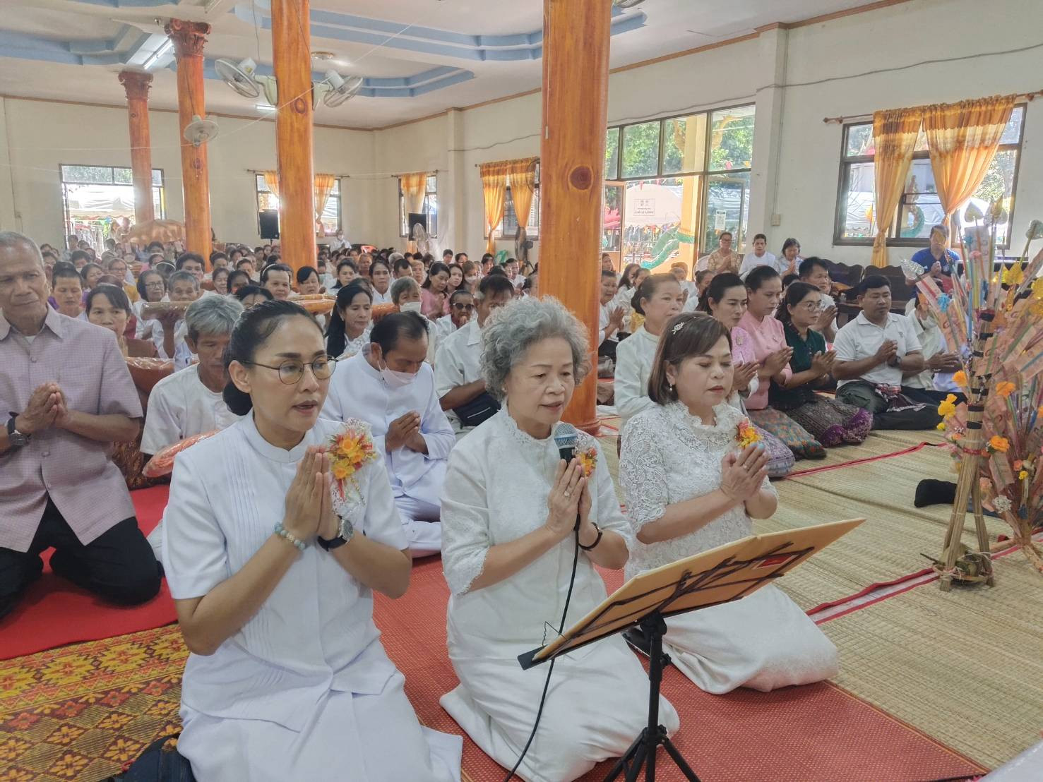 ภาพกล่าวคำถวายกฐินวัดอรุณวิเวกธรรมมาราม