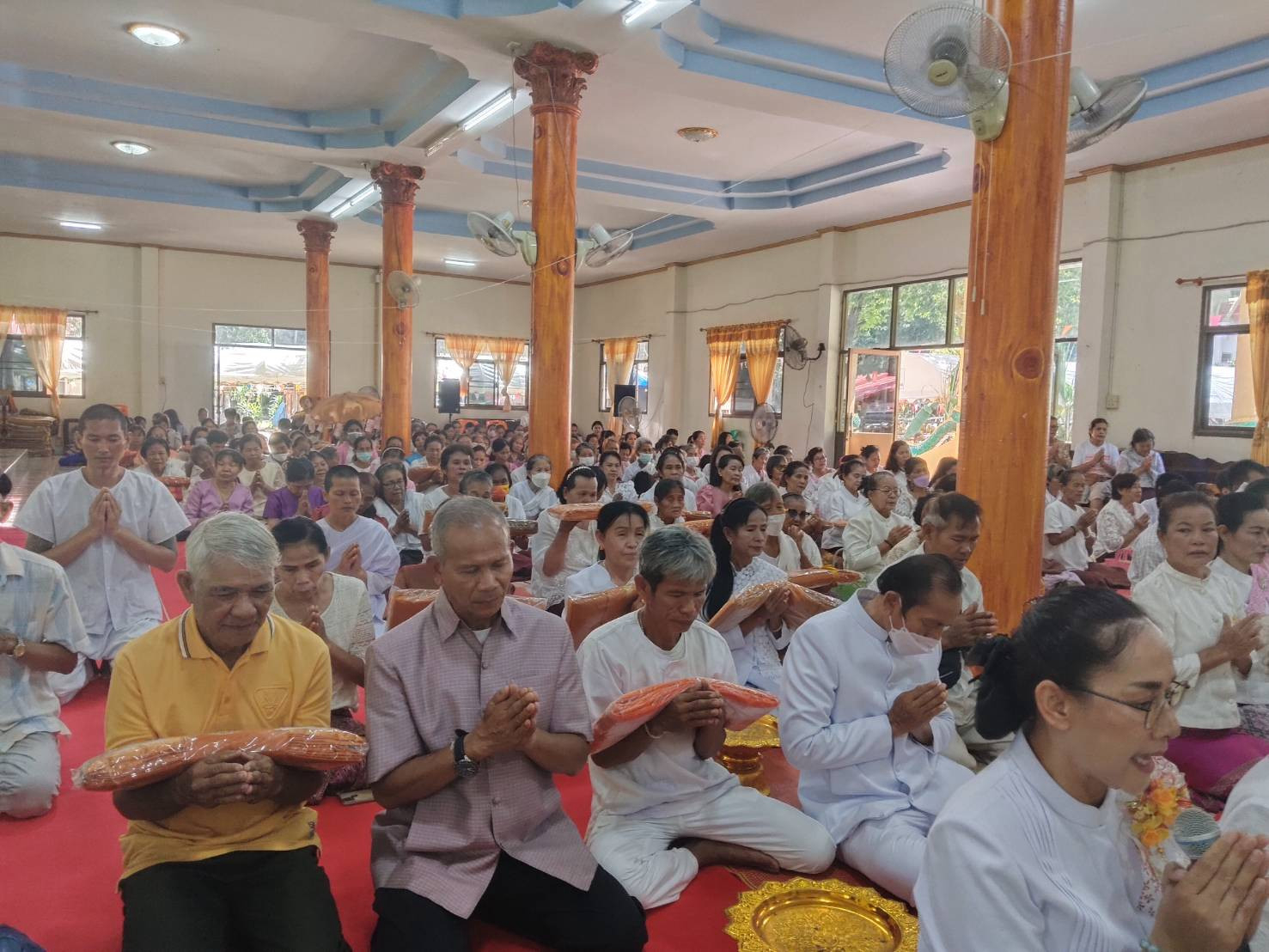 ภาพร่วมพิธีกรรมวัดอรุณวิเวกธรรมมาราม