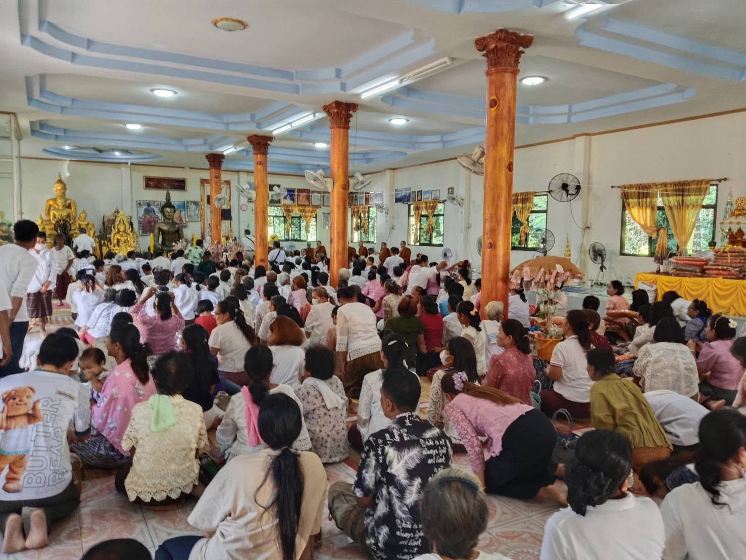 ภาพร่วมพิธีกรรมวัดอรุณวิเวกธรรมมาราม
