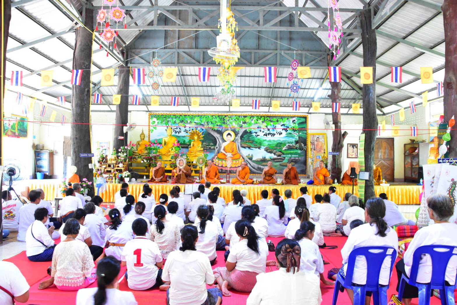 ภาพร่วมพิธีกรรมวัดคำนาดี