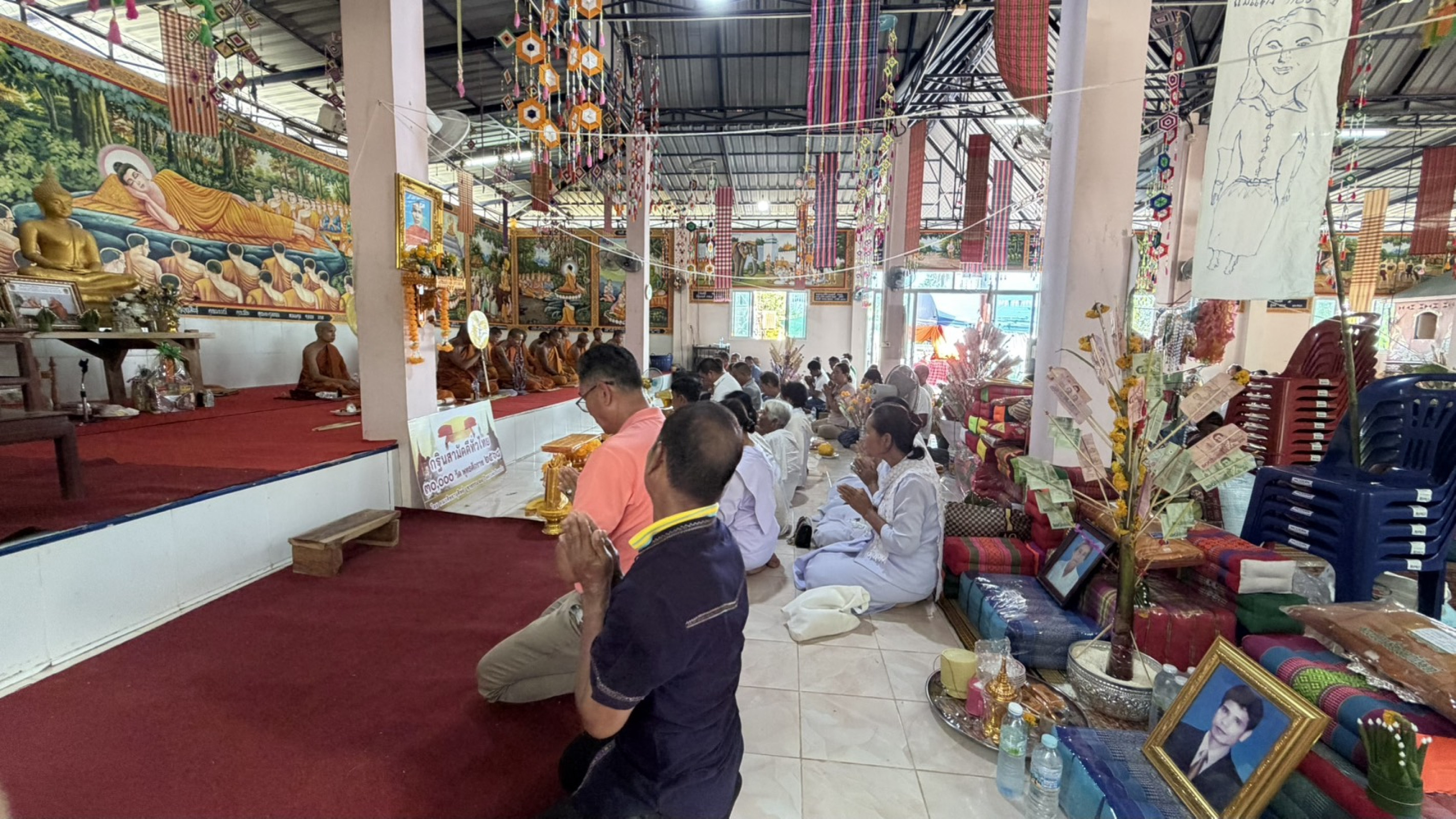 ภาพร่วมพิธีกรรมวัดสุทธาราม