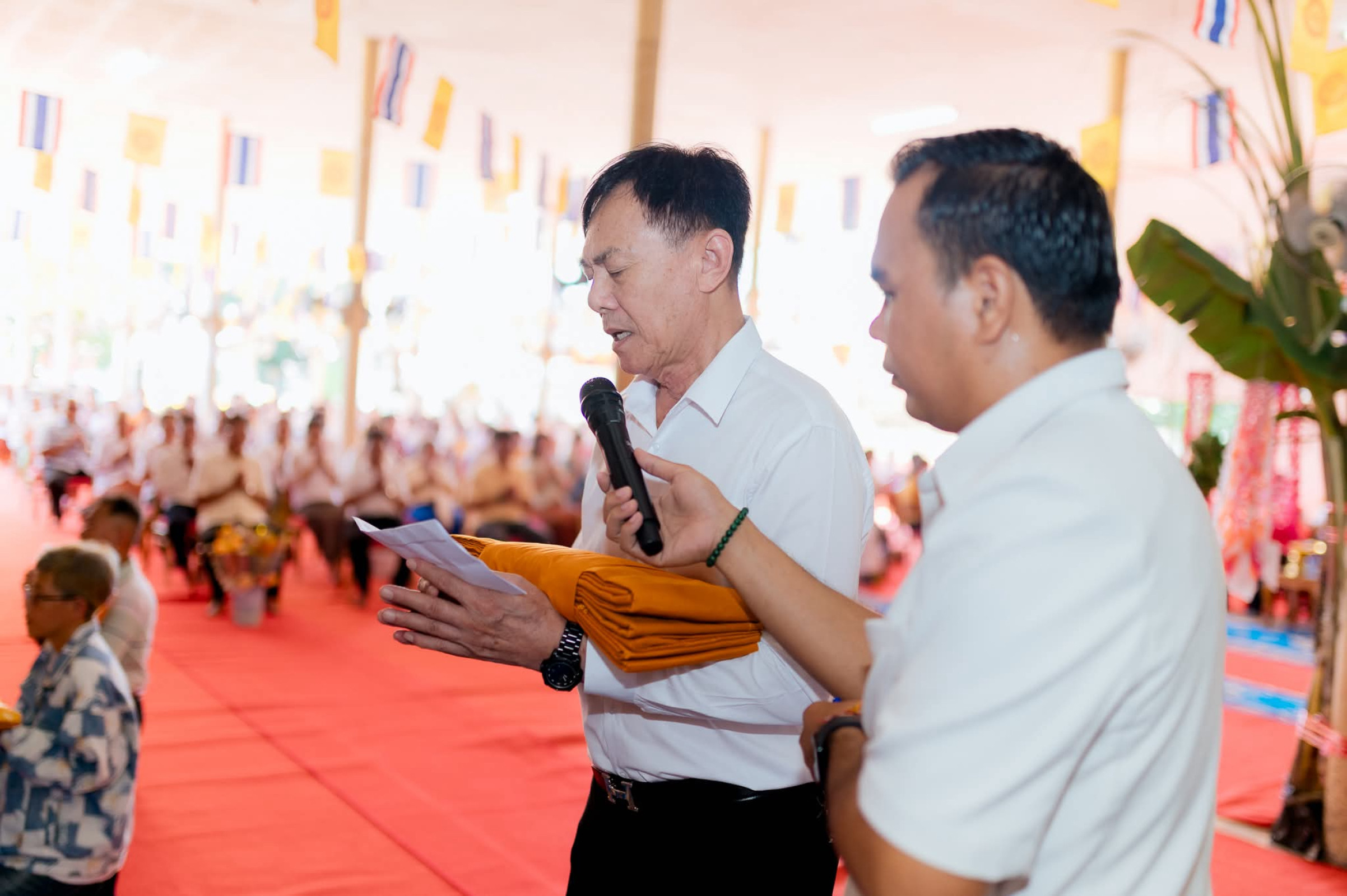 ภาพกล่าวคำถวายกฐินวัดดอนเกลือ