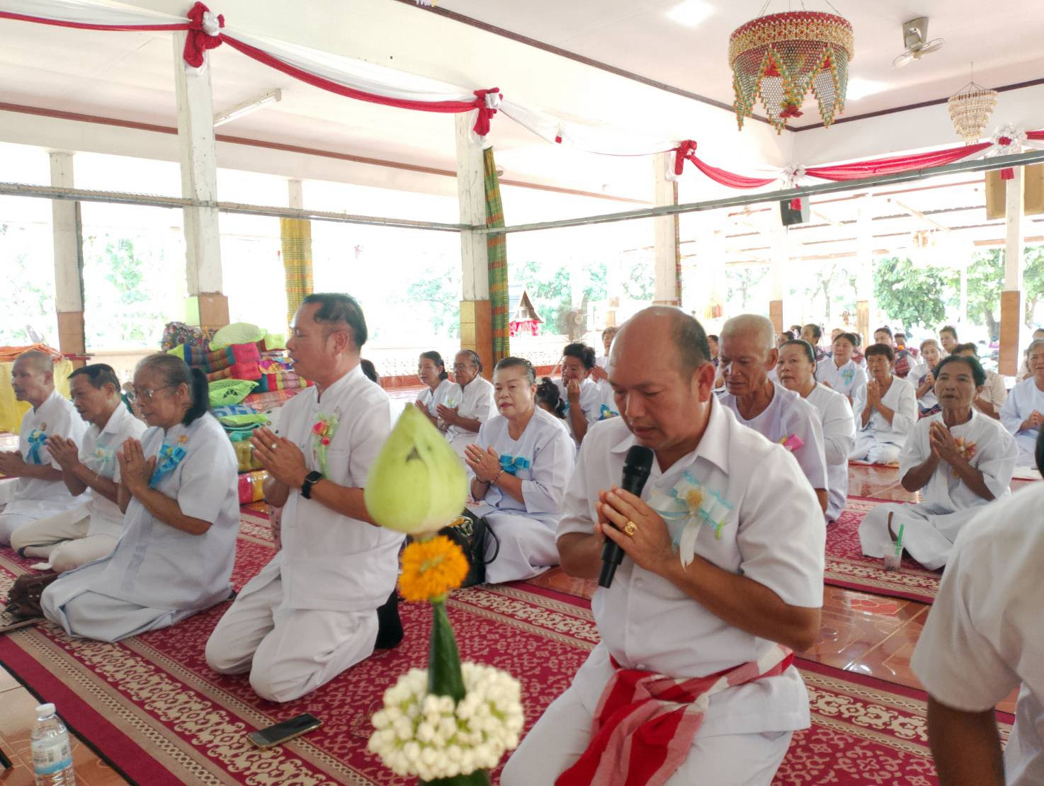 ภาพกล่าวคำถวายกฐินวัดเขื่อนสามัคคี