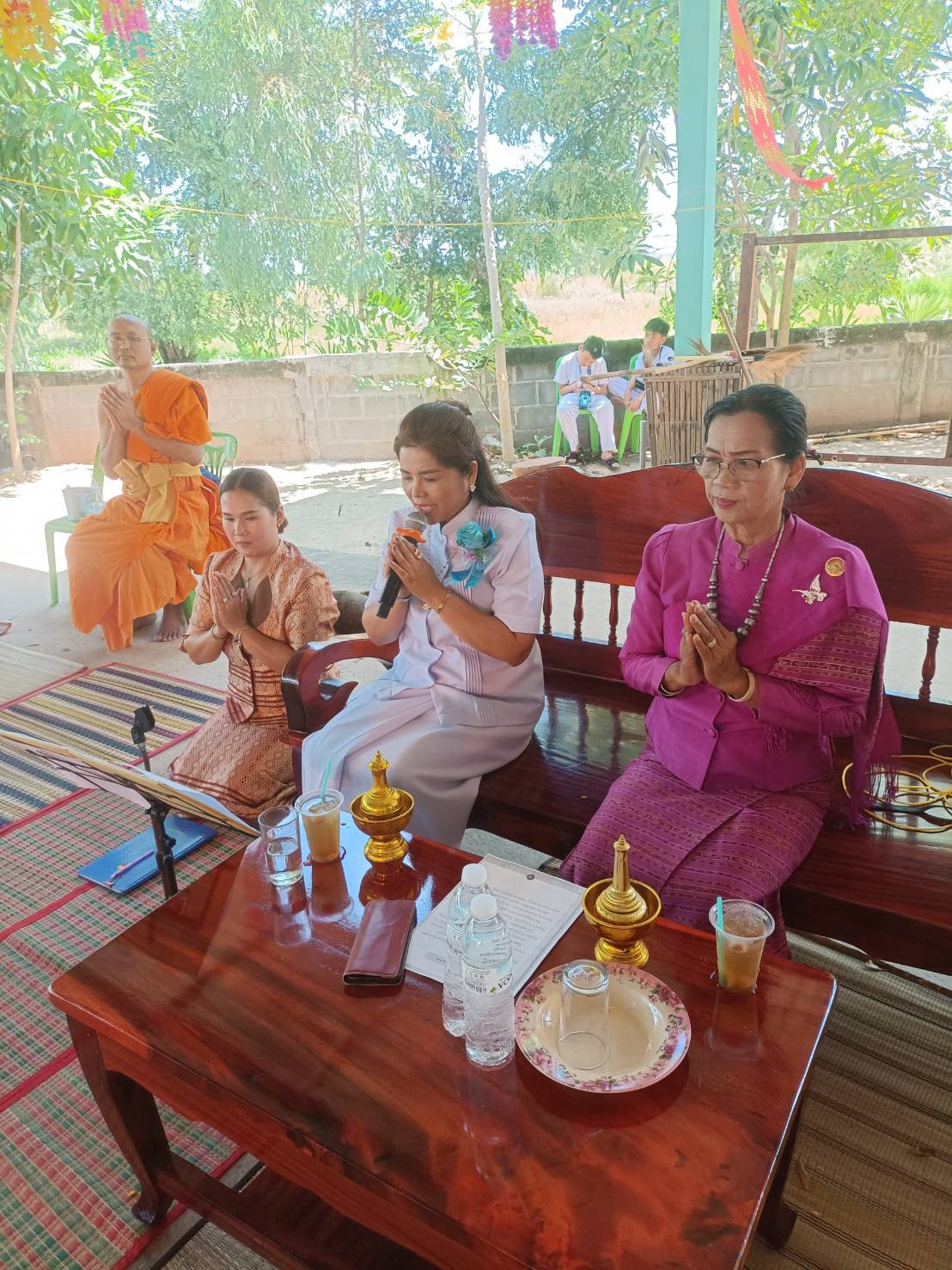 ภาพกล่าวคำถวายกฐินวัดบ้านป่าสุ่มน้อย