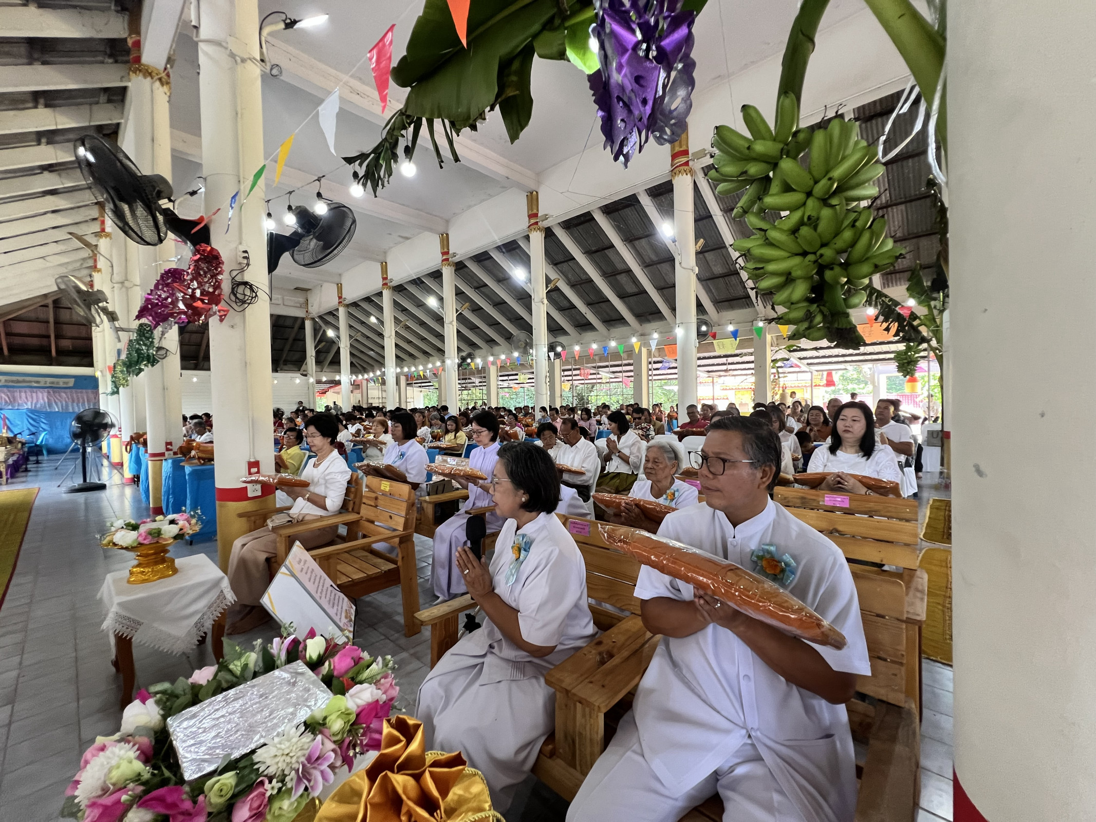 ภาพกล่าวคำถวายกฐินวัดดักคะนน