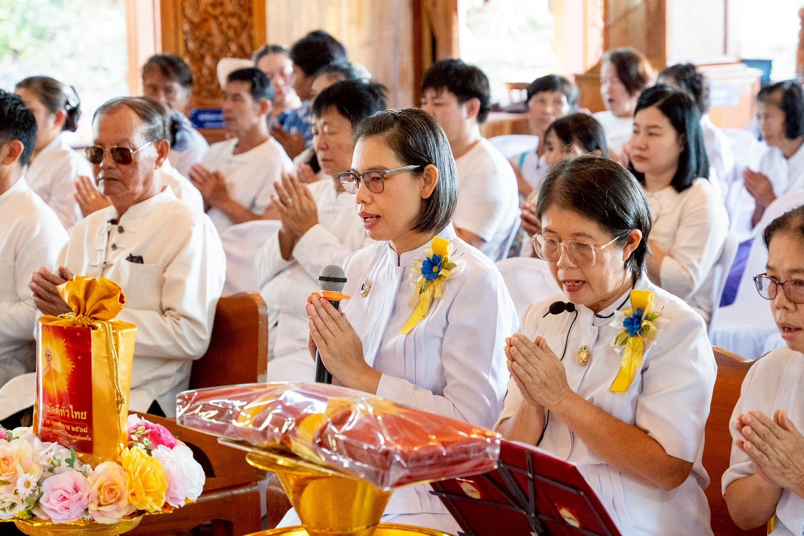 ภาพกล่าวคำถวายกฐินวัดบ้านห้วยไซกลาง