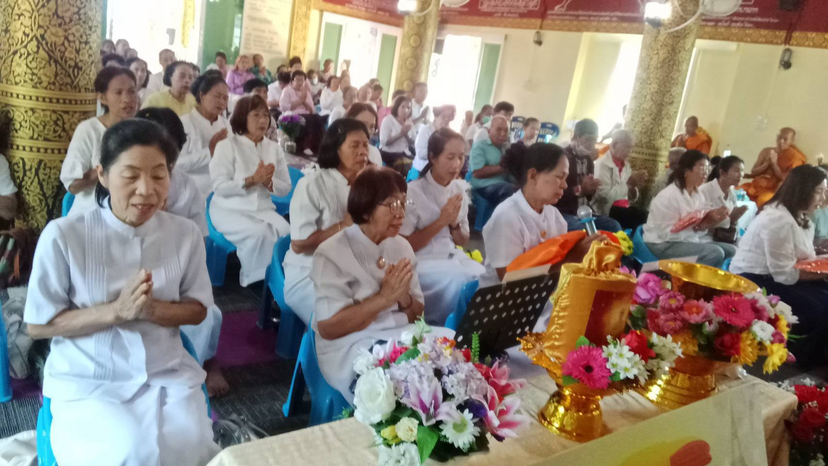 ภาพกล่าวคำถวายกฐินวัดสามัคคีธรรม