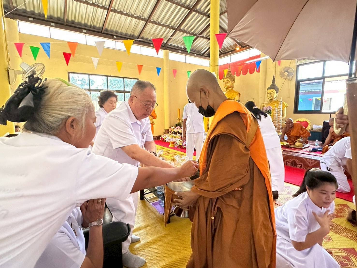 ภาพร่วมพิธีกรรมวัดแสนสุขวนาราม(บ้านหนองนางดำ)