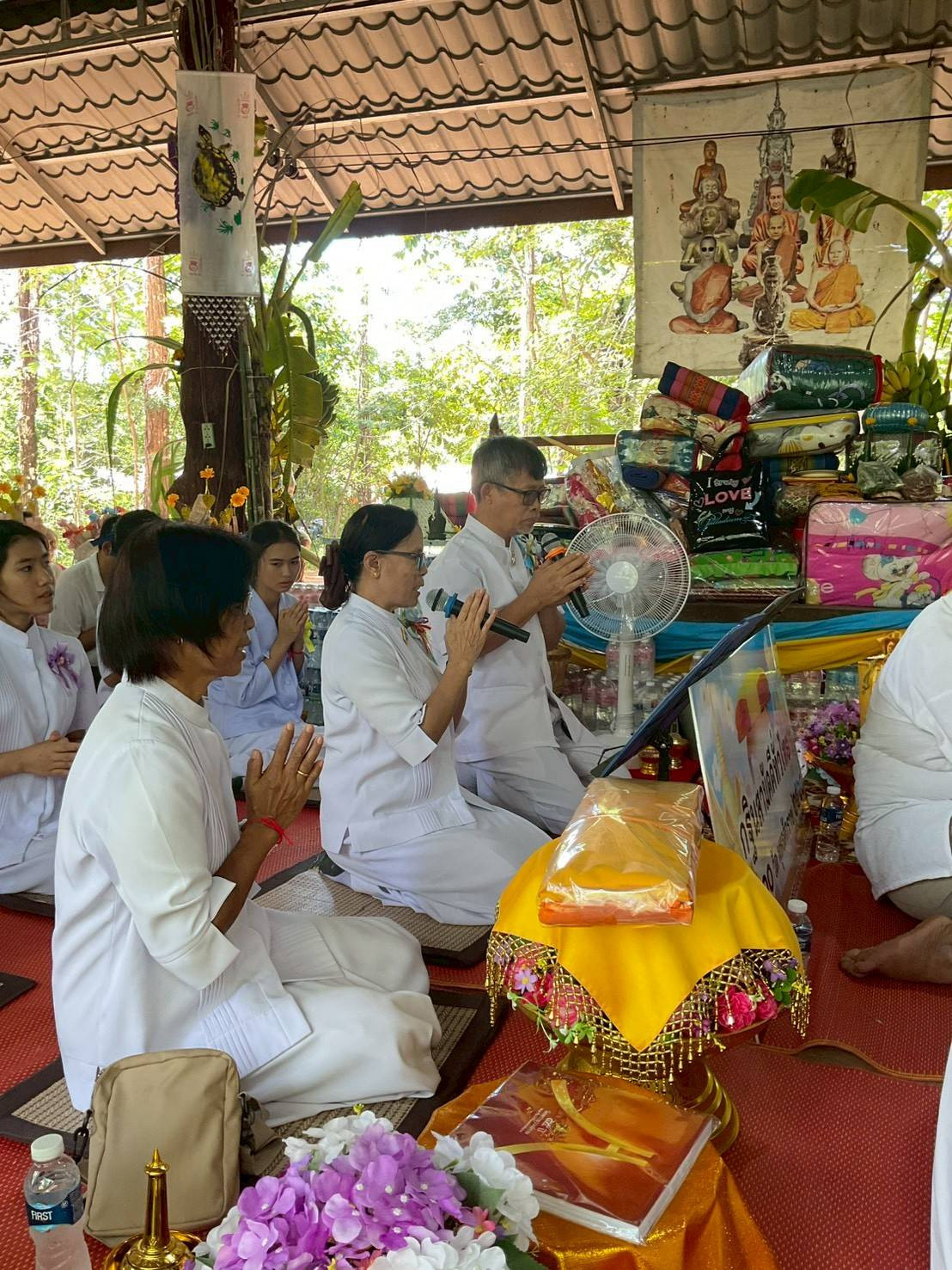 ภาพกล่าวคำถวายกฐินวัดประไพพานพนา