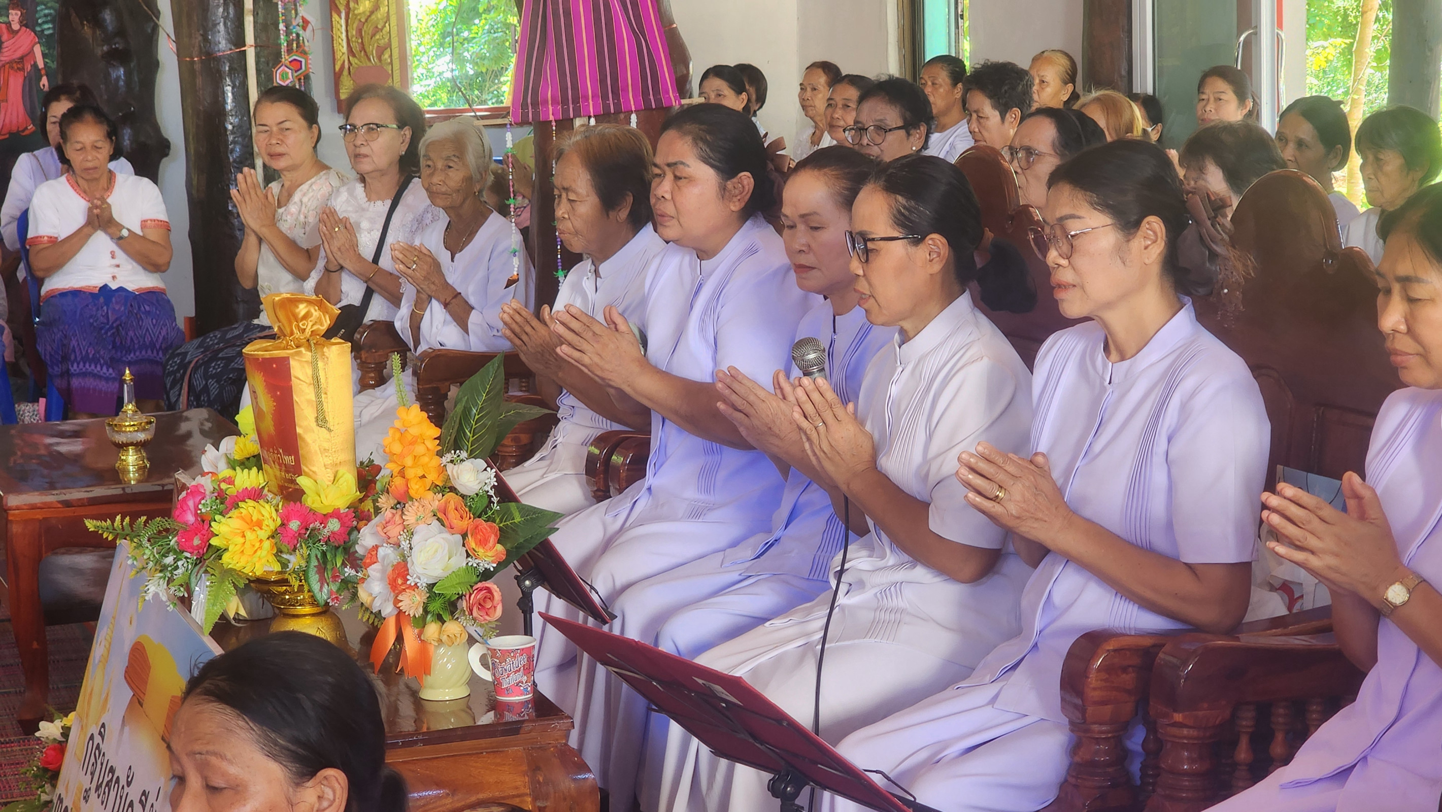 ภาพกล่าวคำถวายกฐินวัดใหม่เจริญศิลป์