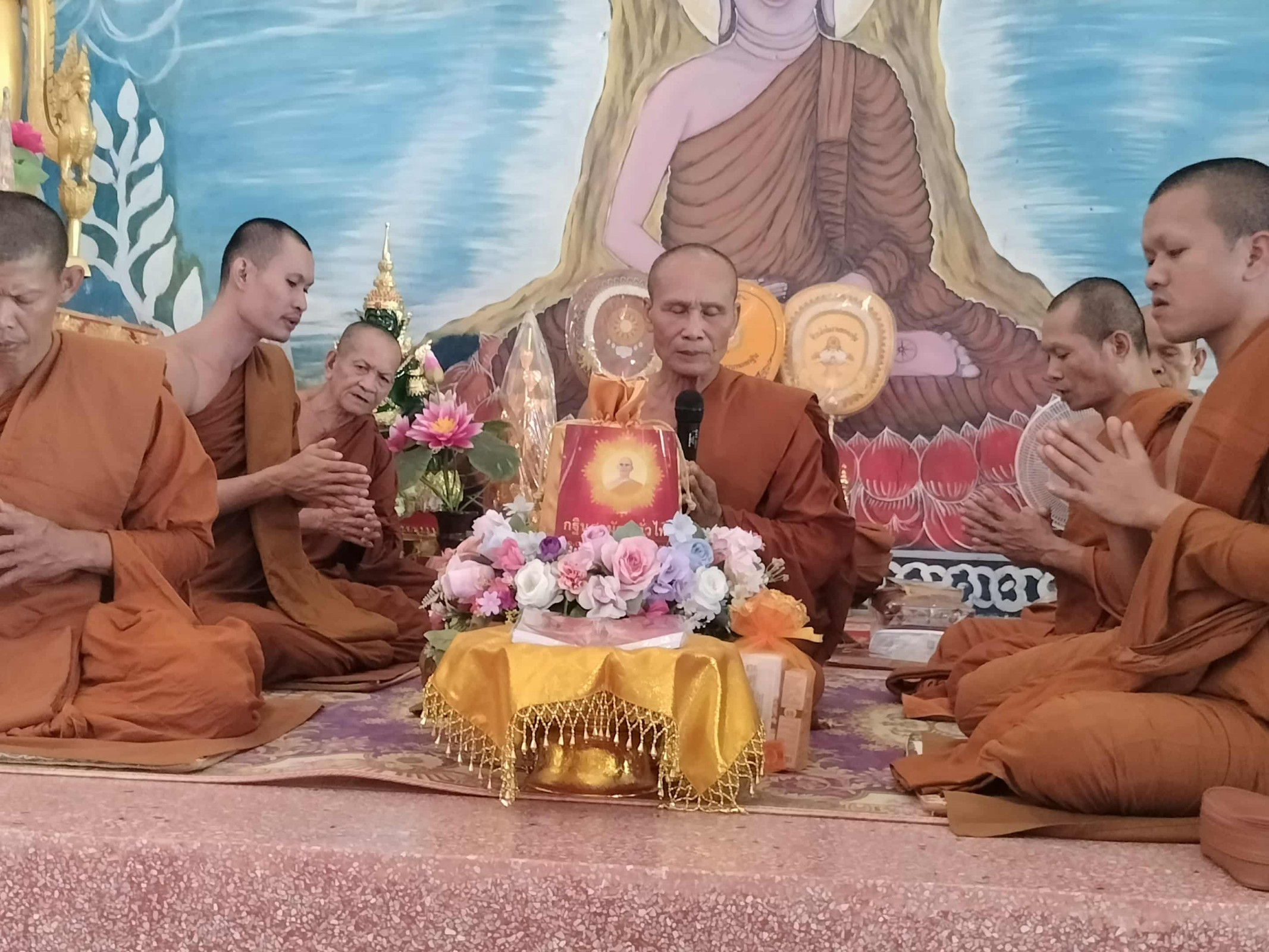 ภาพร่วมพิธีกรรมสำนักสงฆ์ป่าดอนขี้เหล็ก