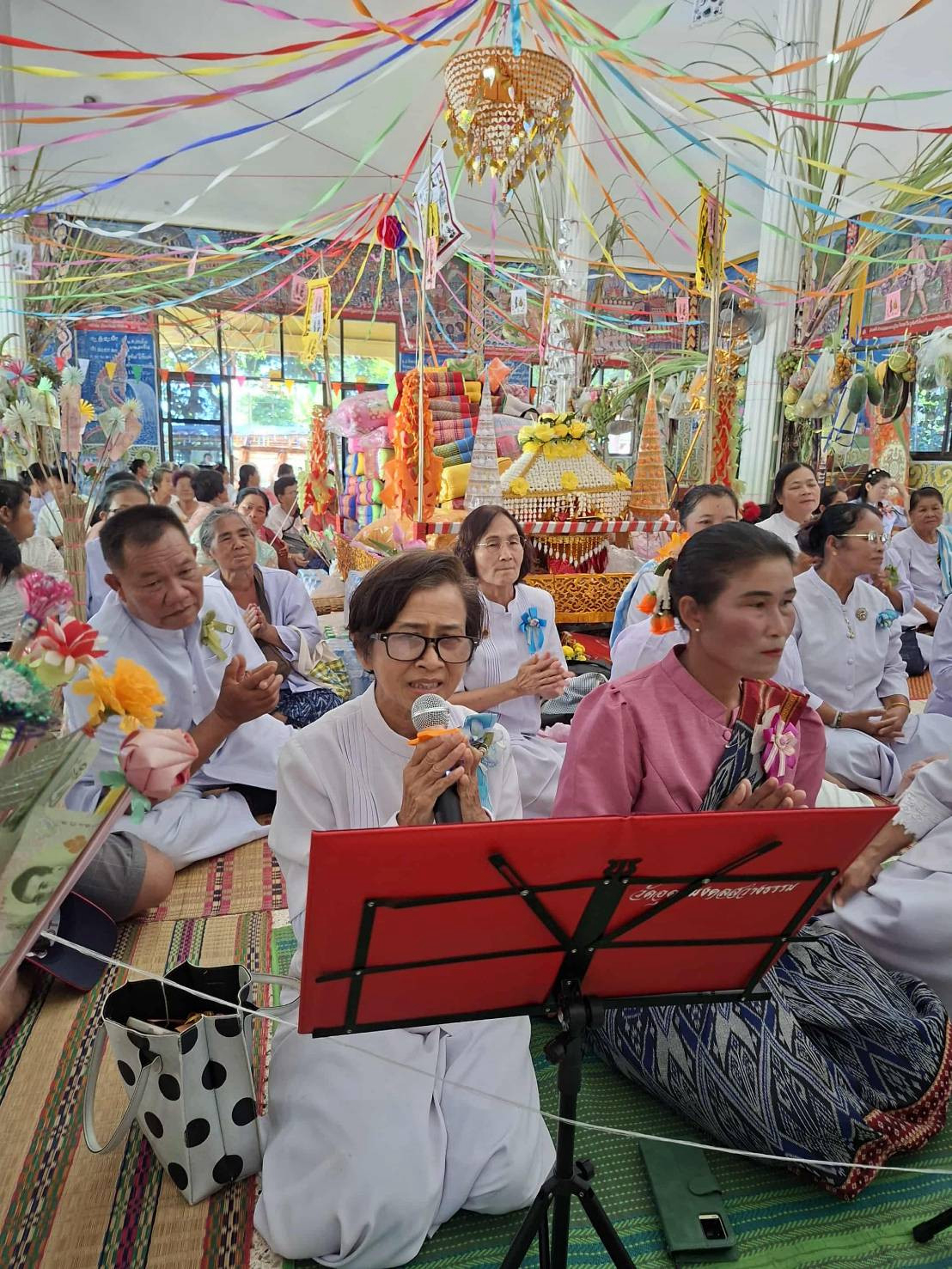 ภาพร่วมพิธีกรรมสำนักสงฆ์ป่าดอนขี้เหล็ก