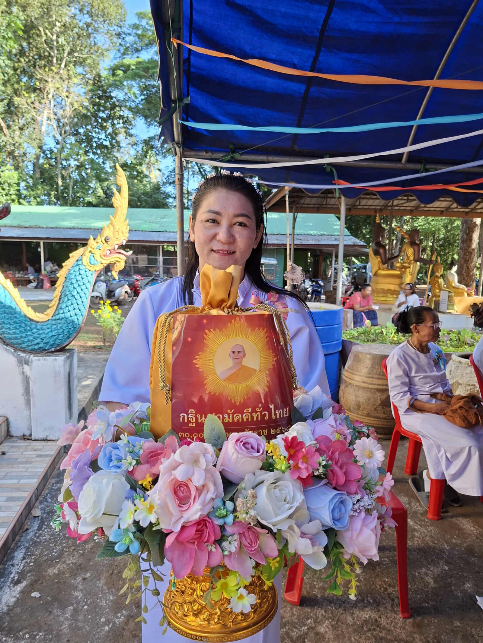 ภาพร่วมพิธีกรรมสำนักสงฆ์ป่าดอนขี้เหล็ก