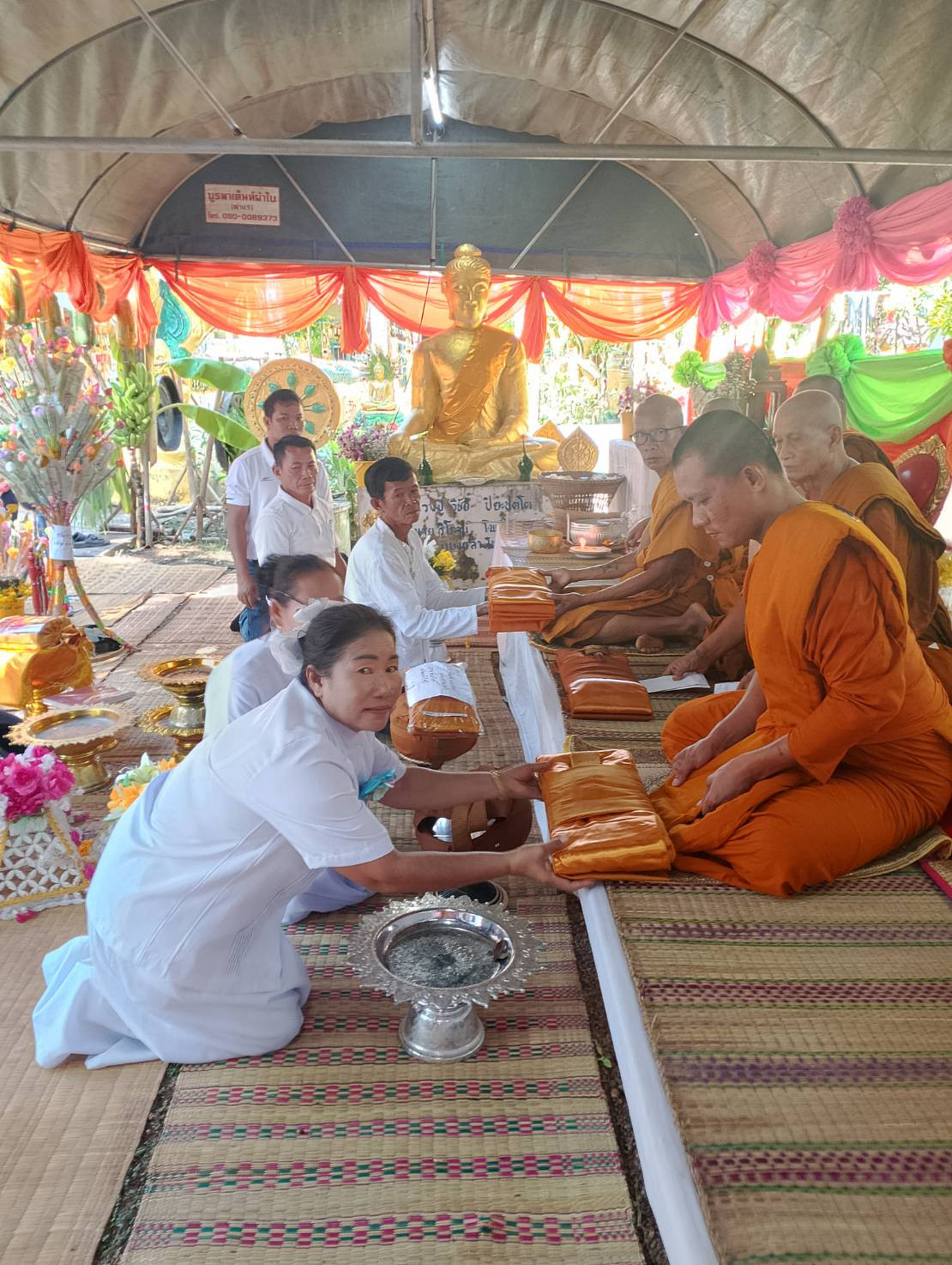 ภาพร่วมพิธีกรรมวัดป่าสุวรรณาราม