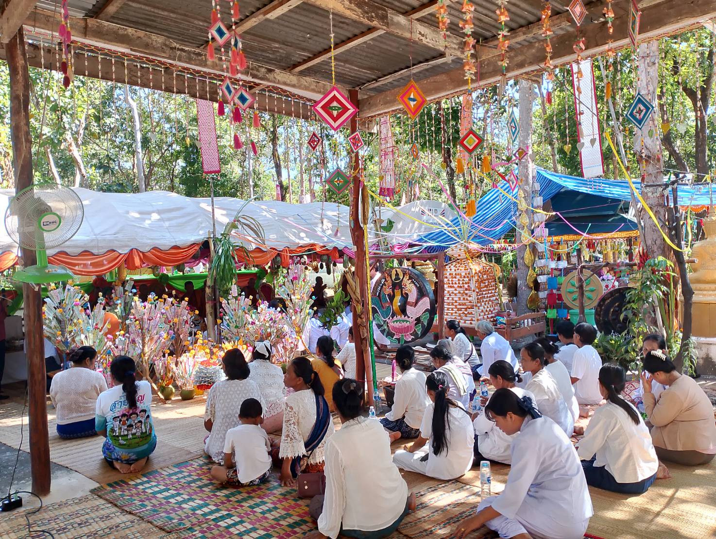 ภาพร่วมพิธีกรรมวัดป่าสุวรรณาราม
