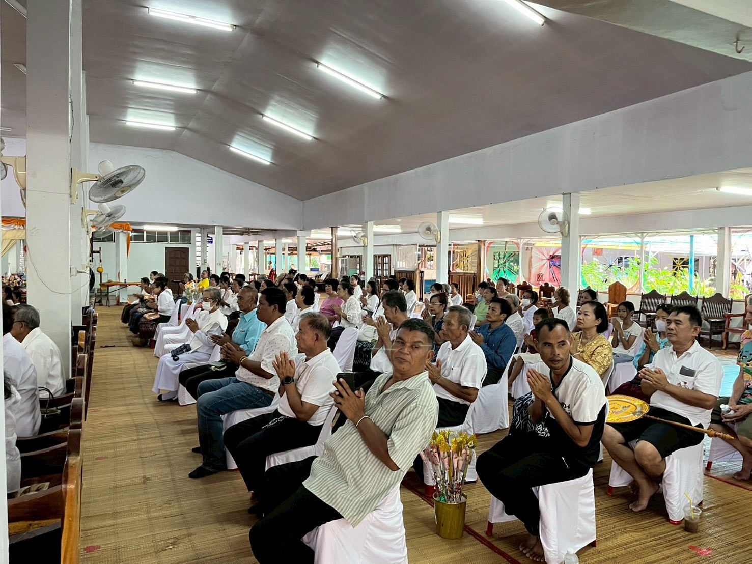 ภาพร่วมพิธีกรรมวัดโพธิ์ชัยวิทยาราม