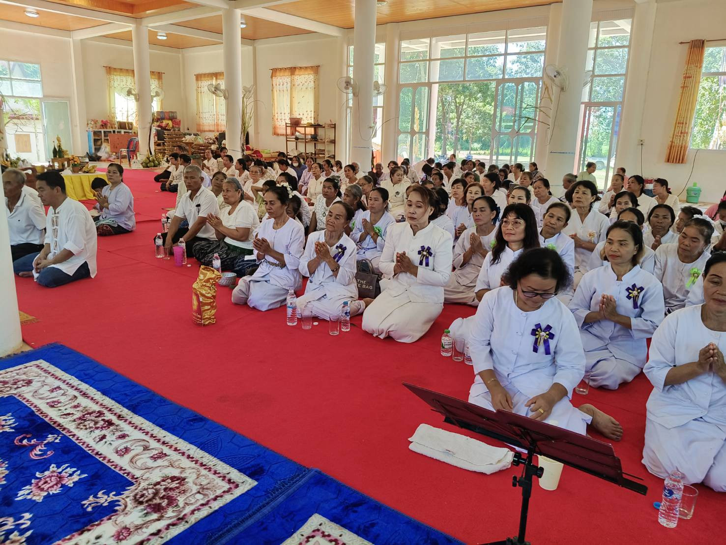 ภาพร่วมพิธีกรรมศูนย์ปฏิบัติธรรมบ้านโคกไม้ล้ม