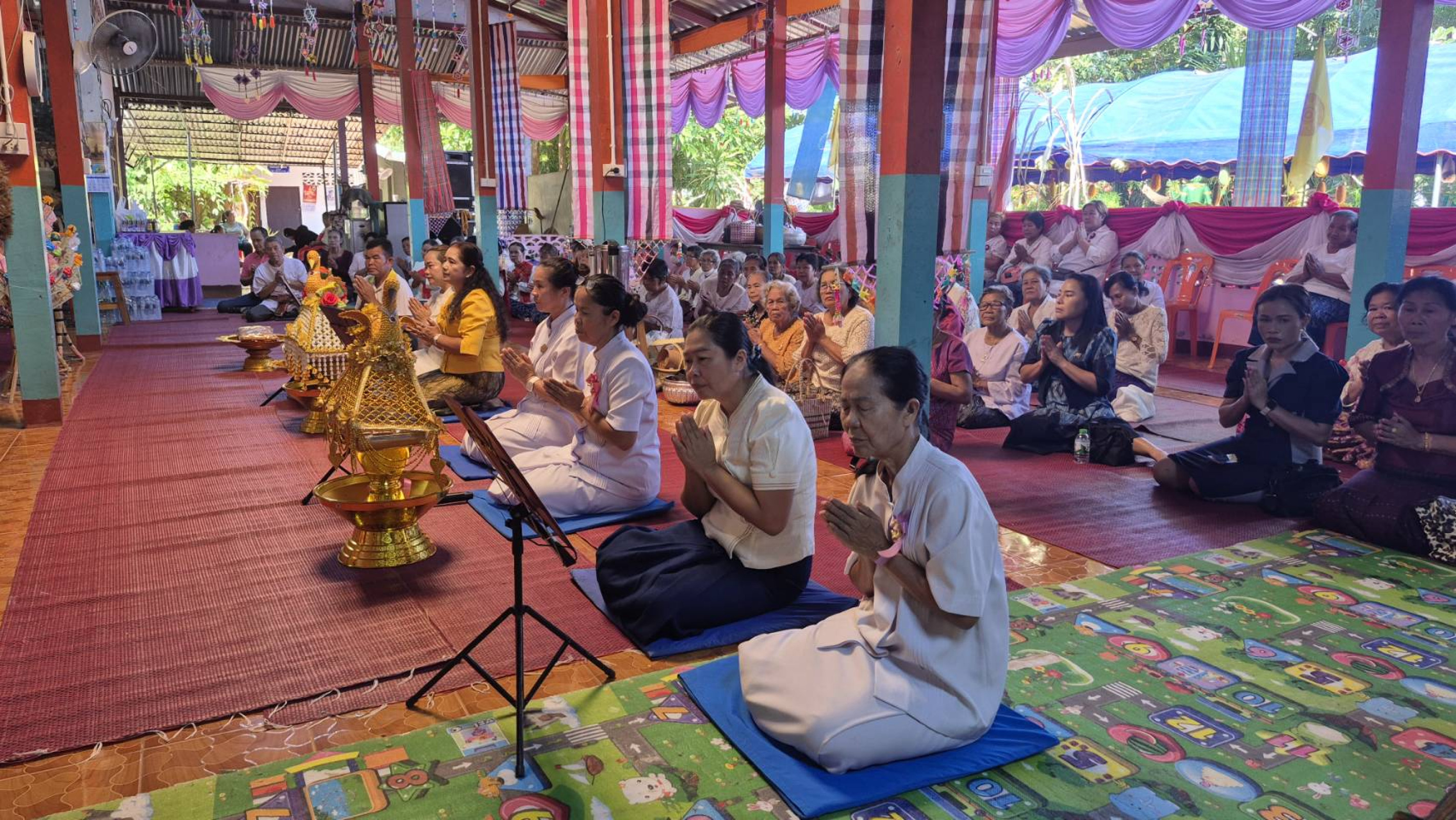 ภาพกล่าวคำถวายกฐินที่พักสงฆ์สิริมงคล