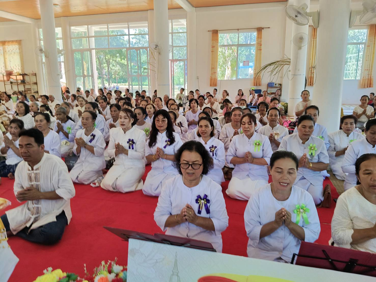 ภาพร่วมพิธีกรรมที่พักสงฆ์สิริมงคล