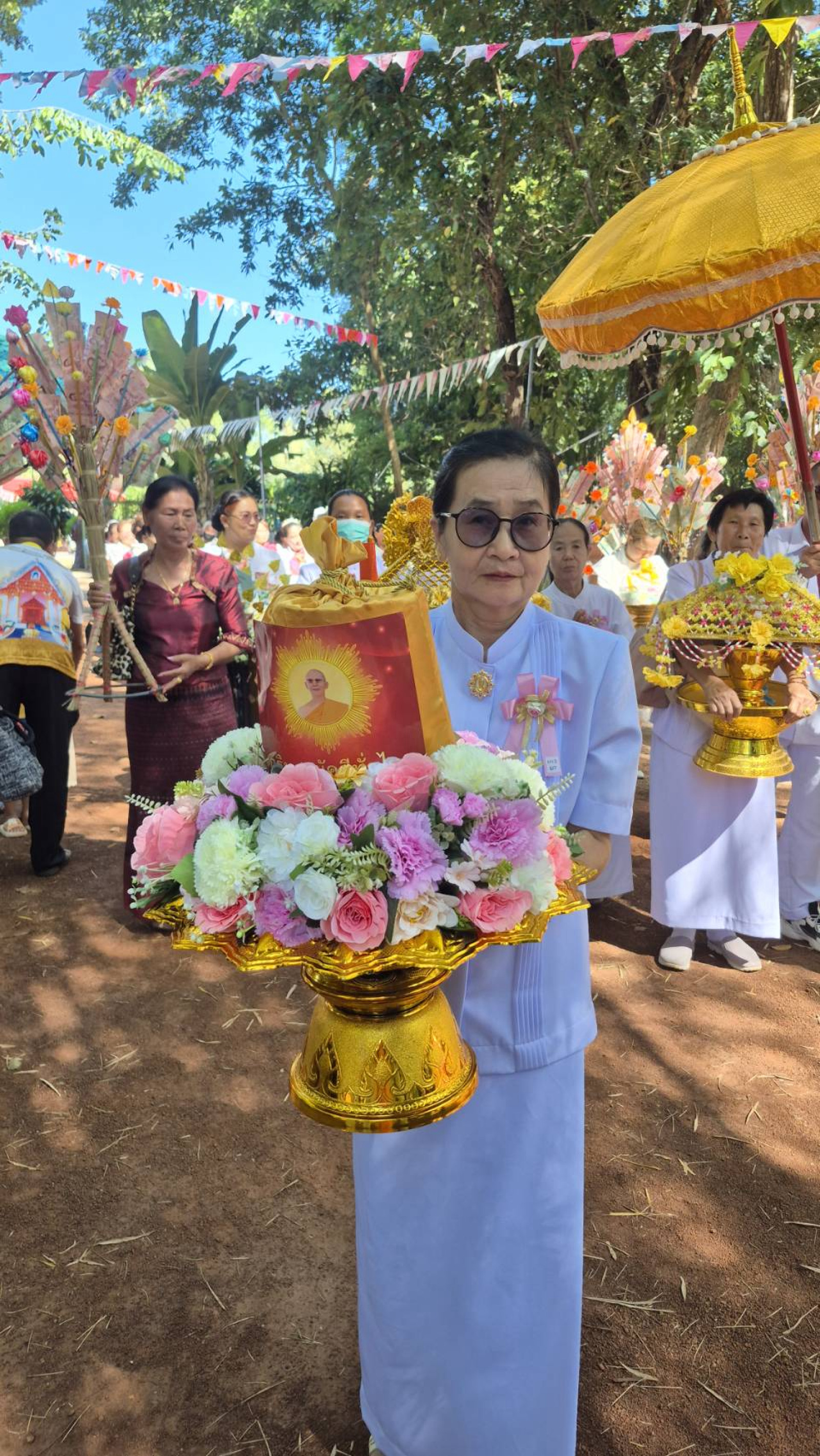 ภาพร่วมพิธีกรรมที่พักสงฆ์สิริมงคล