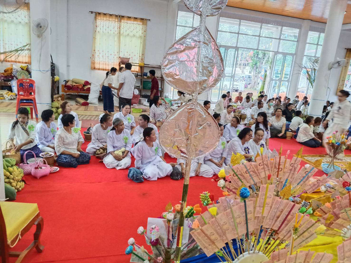 ภาพร่วมพิธีกรรมที่พักสงฆ์สิริมงคล