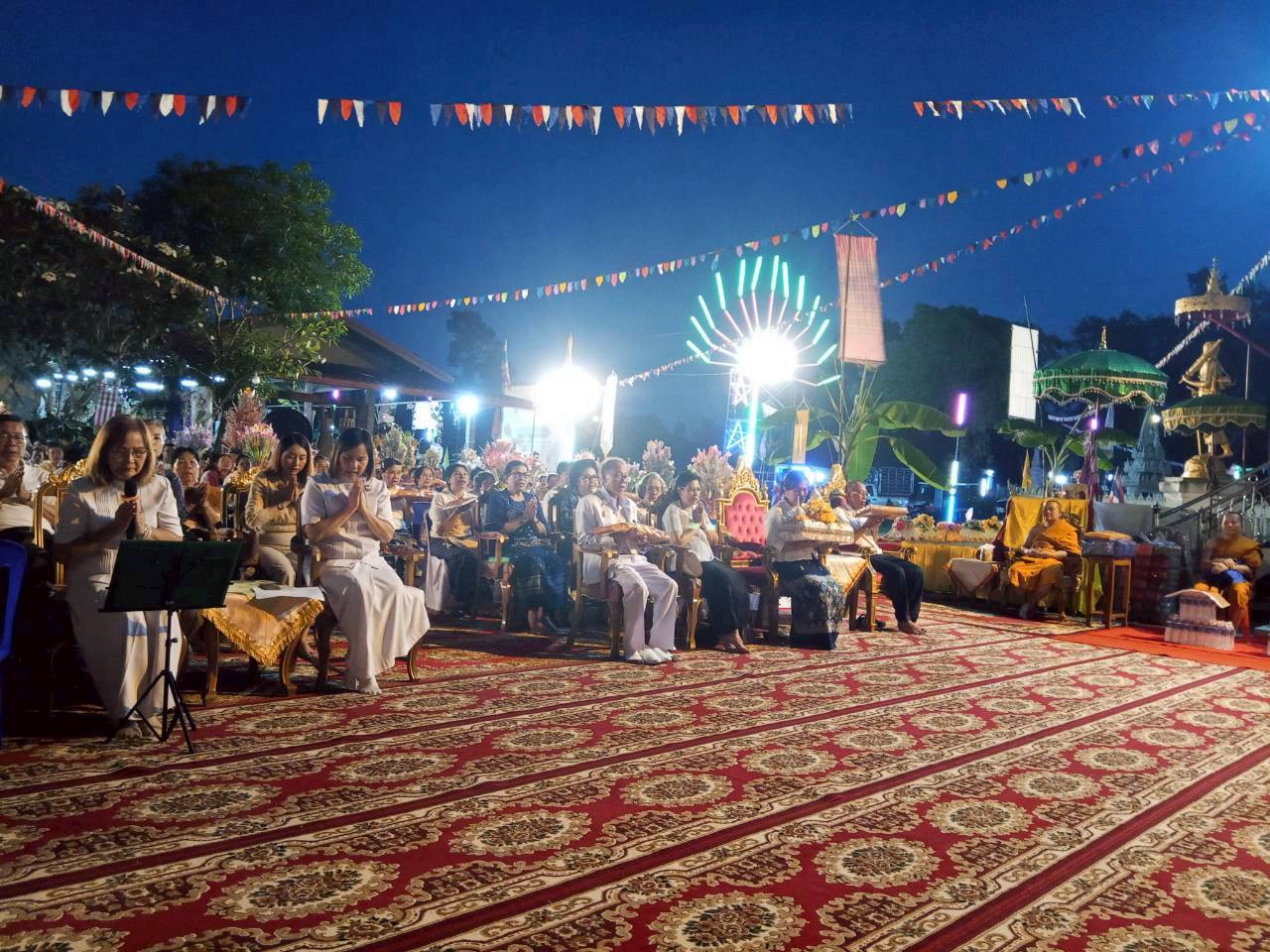 ภาพกล่าวคำถวายกฐินวัดศรีจอมพล