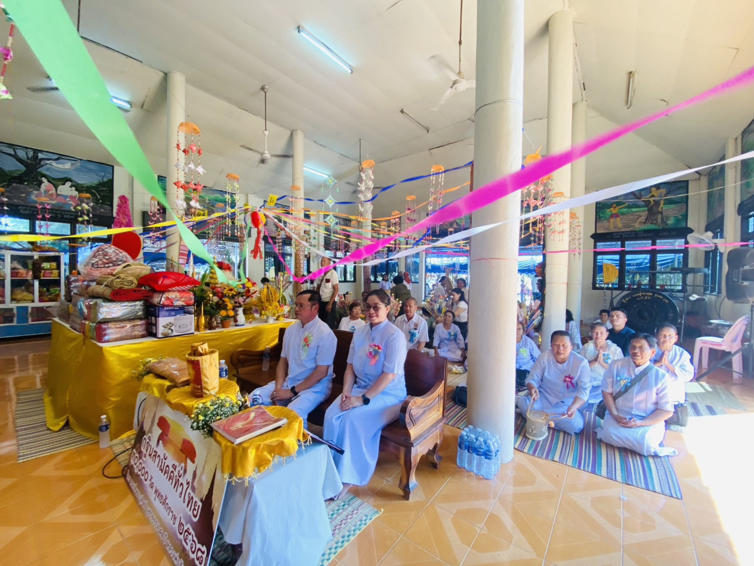 ภาพร่วมพิธีกรรมวัดโพธิสัตว์หิรัญญเขต