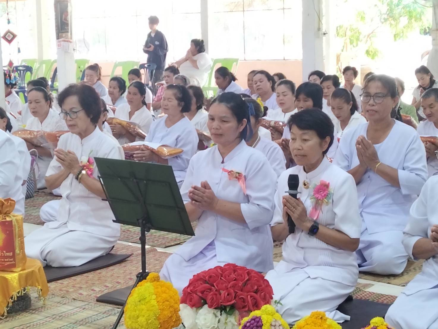 ภาพกล่าวคำถวายกฐินวัดป่าอุดมพร