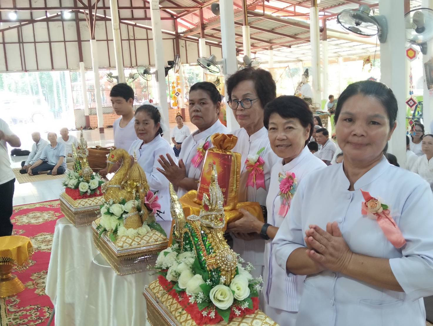 ภาพร่วมพิธีกรรมวัดป่าอุดมพร