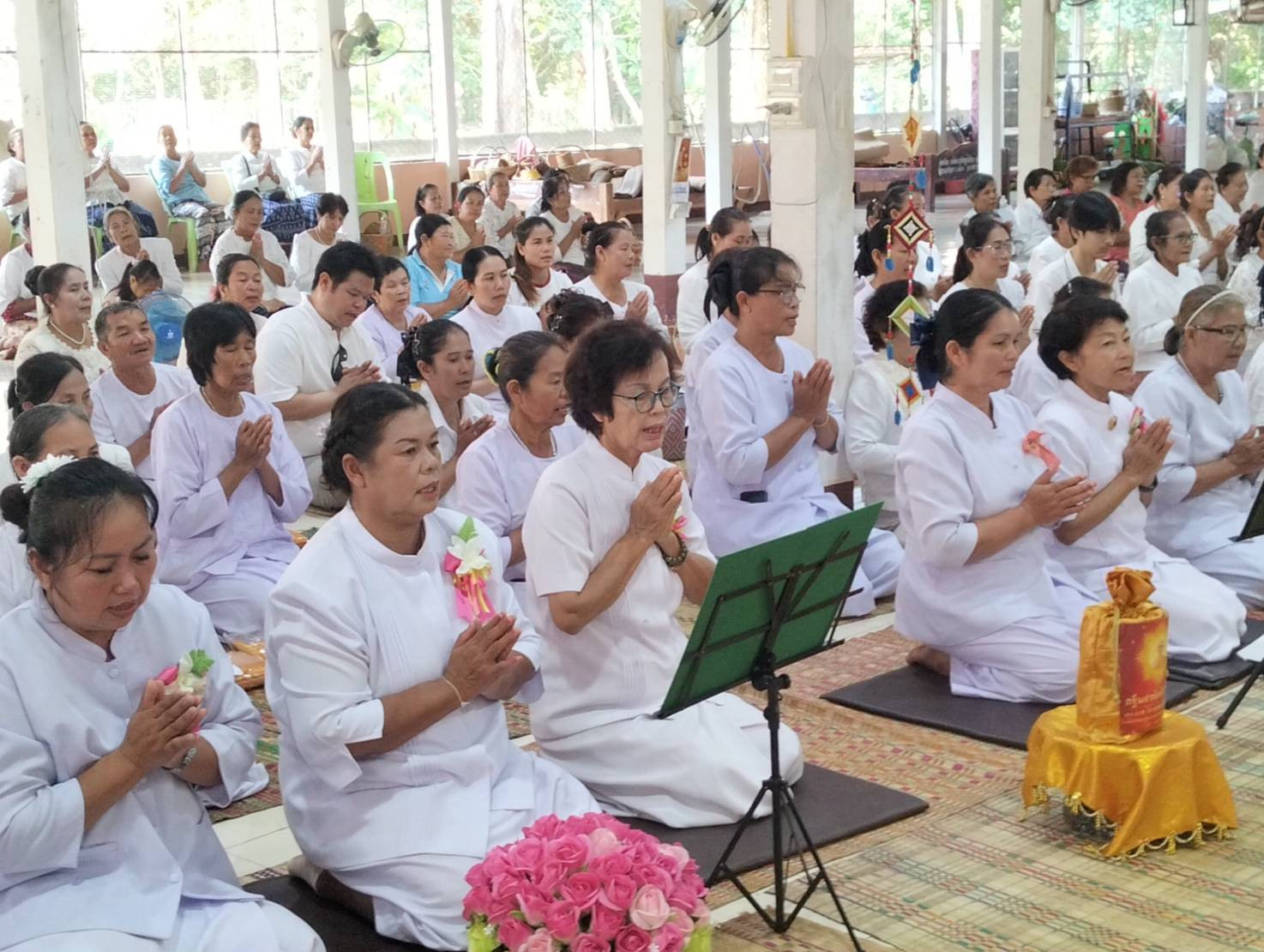 ภาพร่วมพิธีกรรมวัดป่าอุดมพร