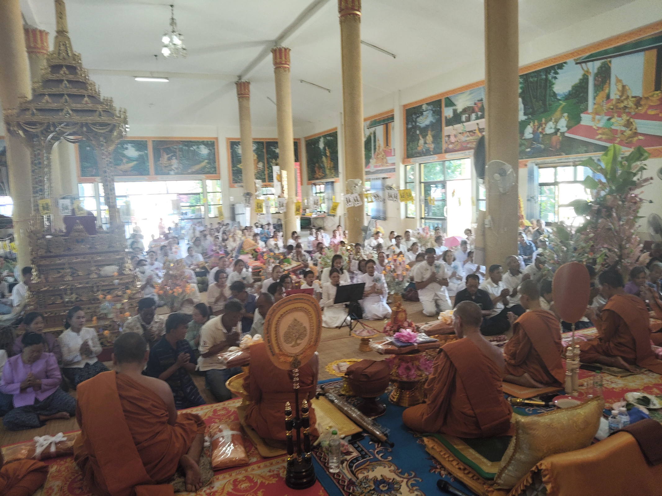 ภาพร่วมพิธีกรรมวัดศรีบุญเรือง