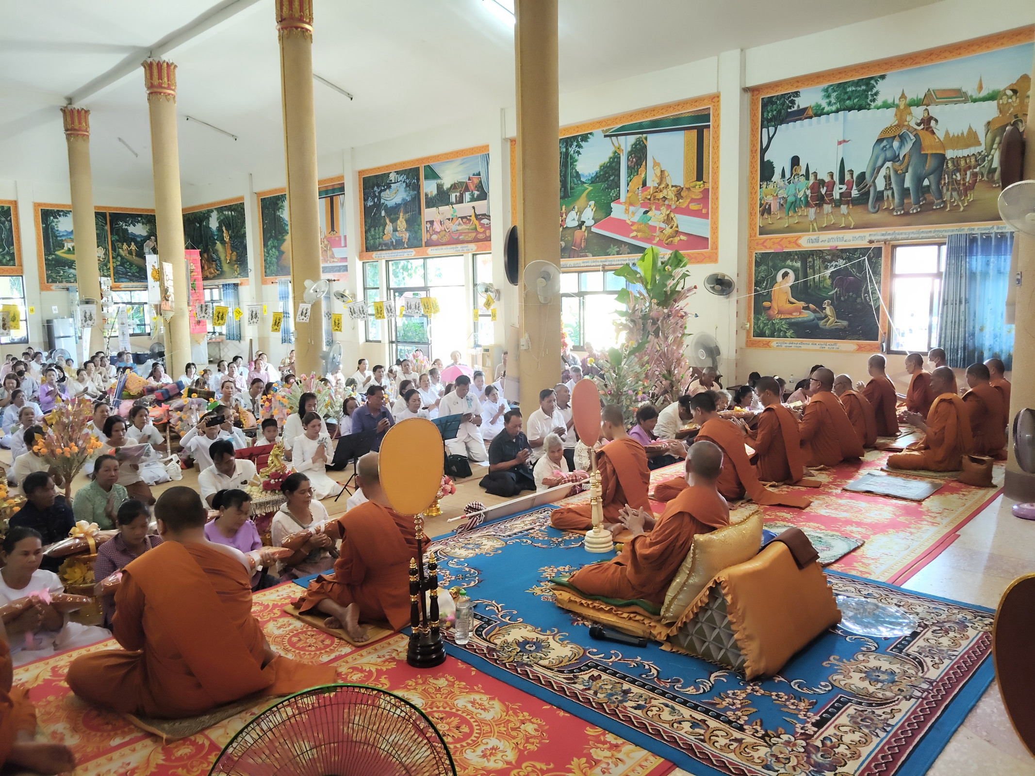 ภาพร่วมพิธีกรรมวัดศรีบุญเรือง