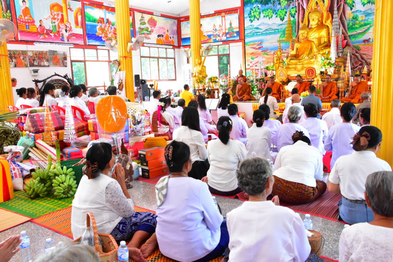 ภาพร่วมพิธีกรรมวัดนาบุญ