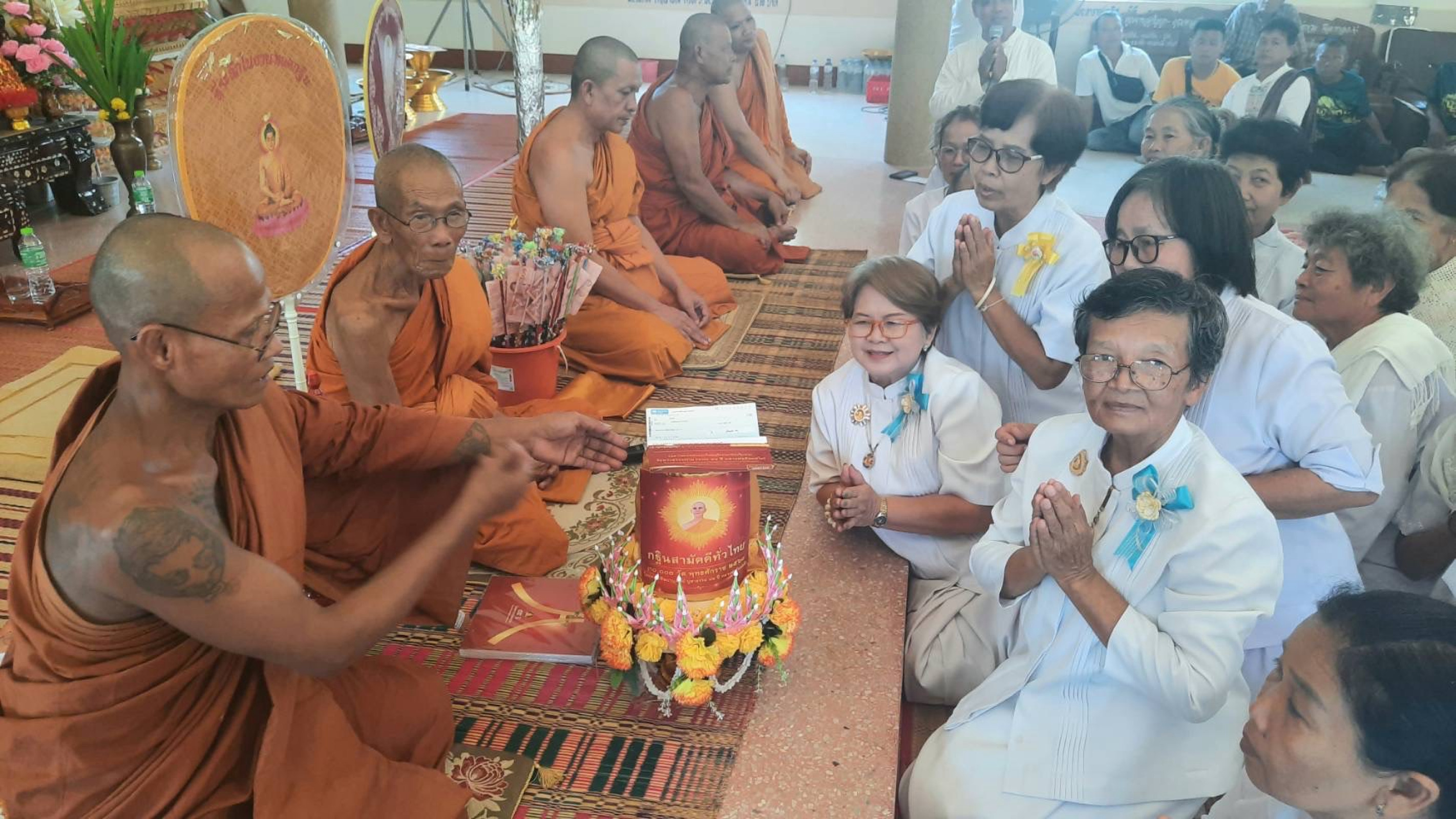 ภาพร่วมพิธีกรรมวัดศรีสุนทราราม