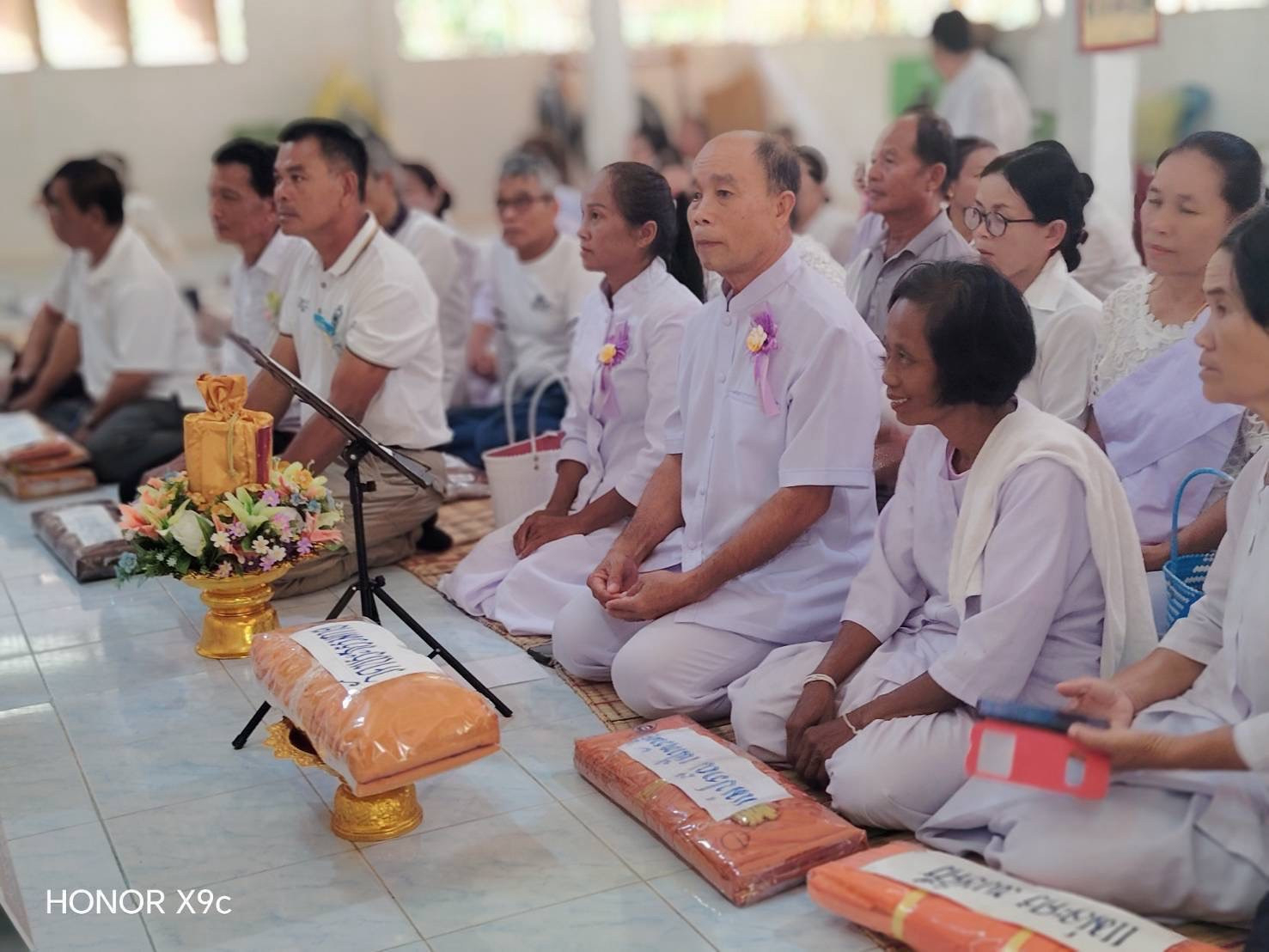 ภาพกล่าวคำถวายกฐินวัดห้วยกระแสนวนาราม