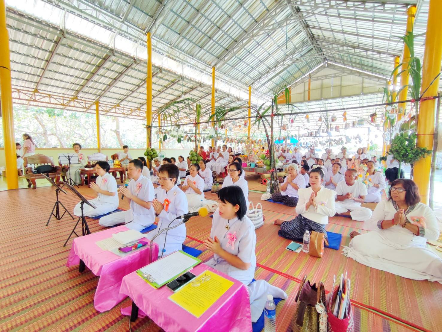 ภาพกล่าวคำถวายกฐินที่พักสงฆ์ป่ากลางแก้ว