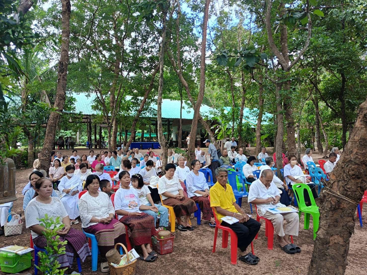 ภาพร่วมพิธีกรรมสำนักสงฆ์วังเดือนห้า