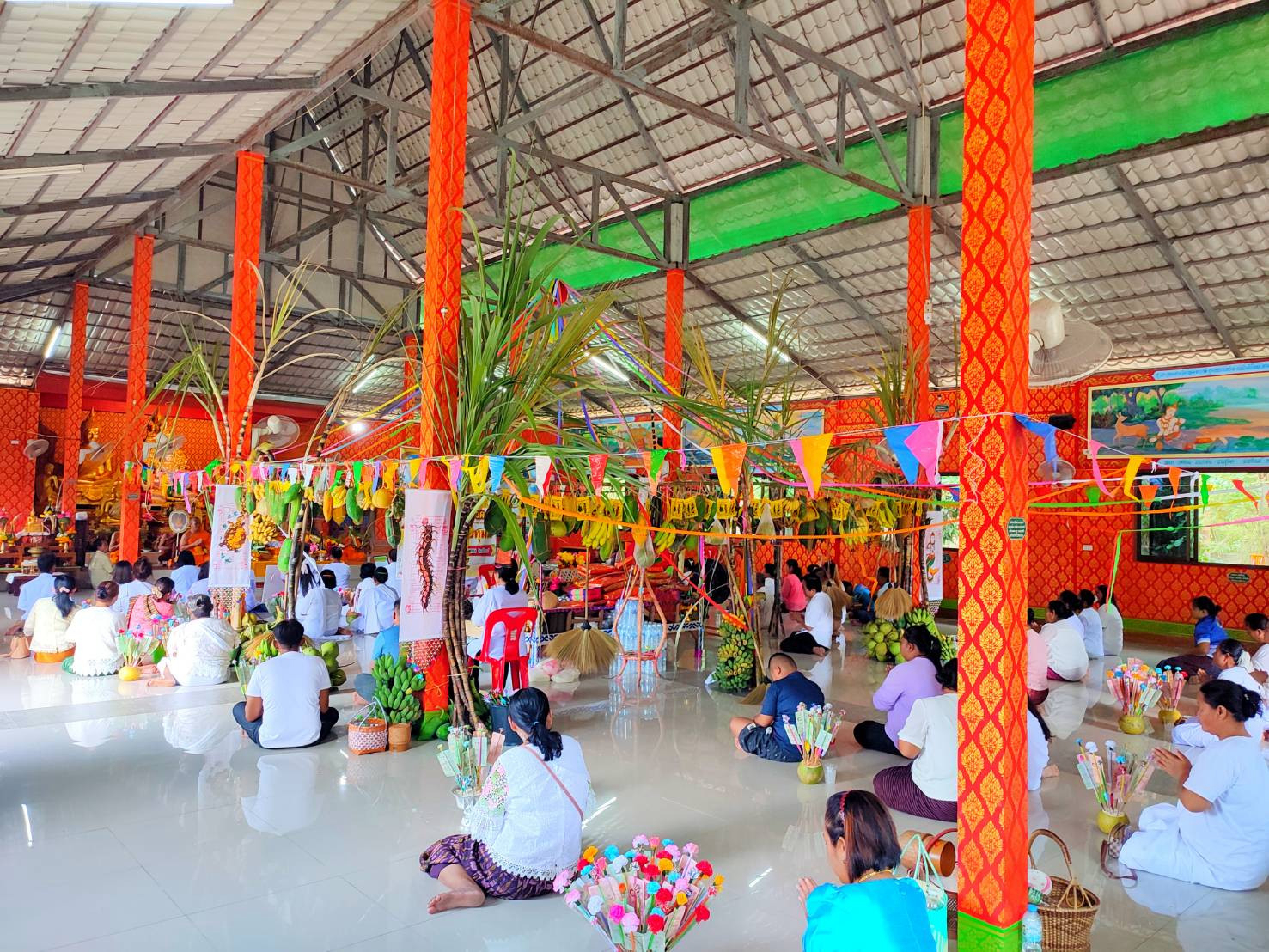 ภาพร่วมพิธีกรรมวัดดอนชีปทุมมาวาส