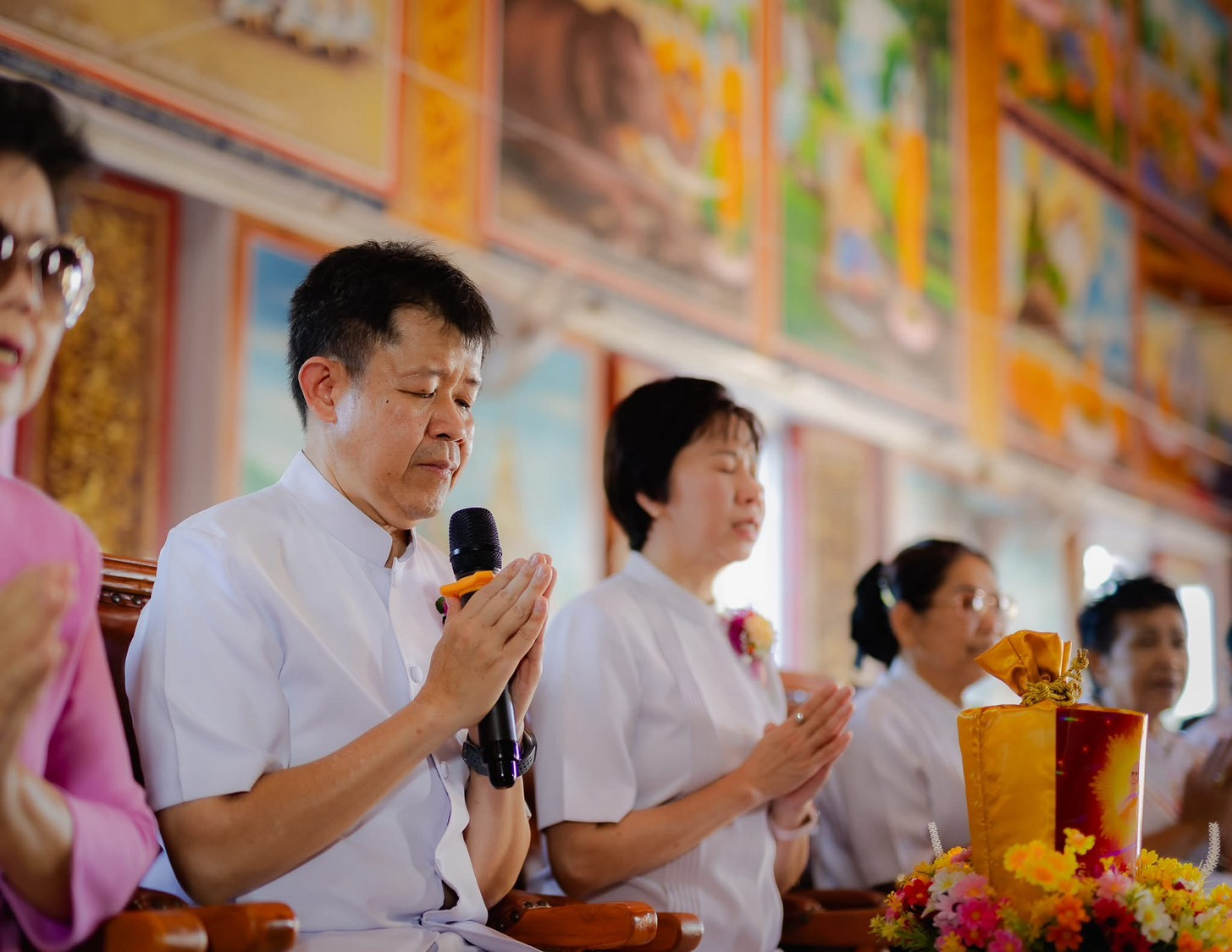 ภาพกล่าวคำถวายกฐินวัดแม่ยาก